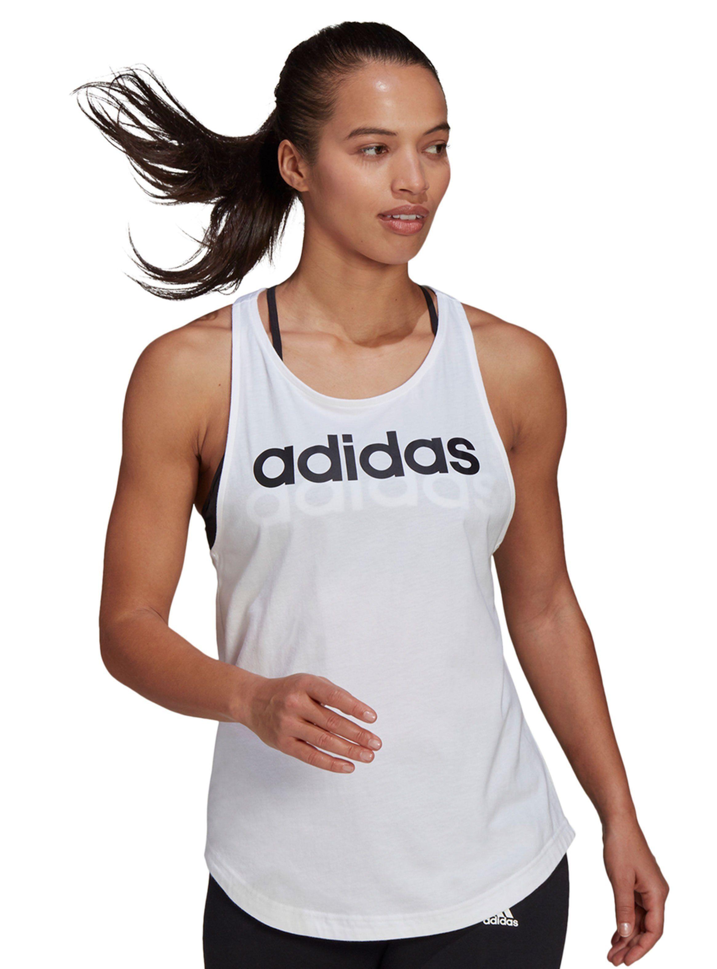 Polera Adidas Essentials Loose Tank Blanco Mujer-0