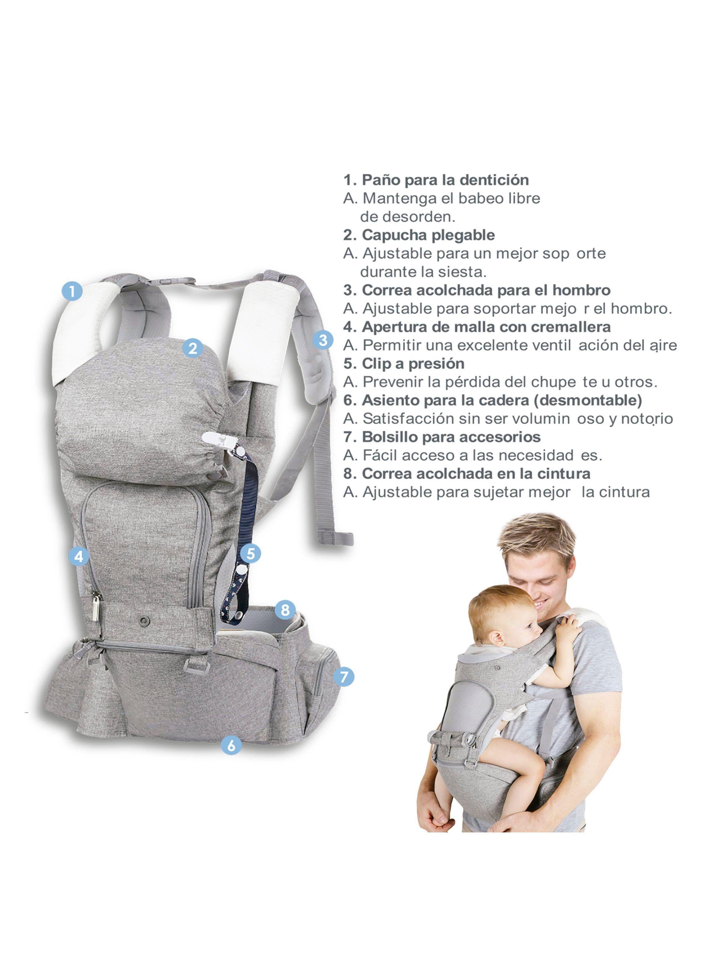Porta Bebé Cy019 Gris-3