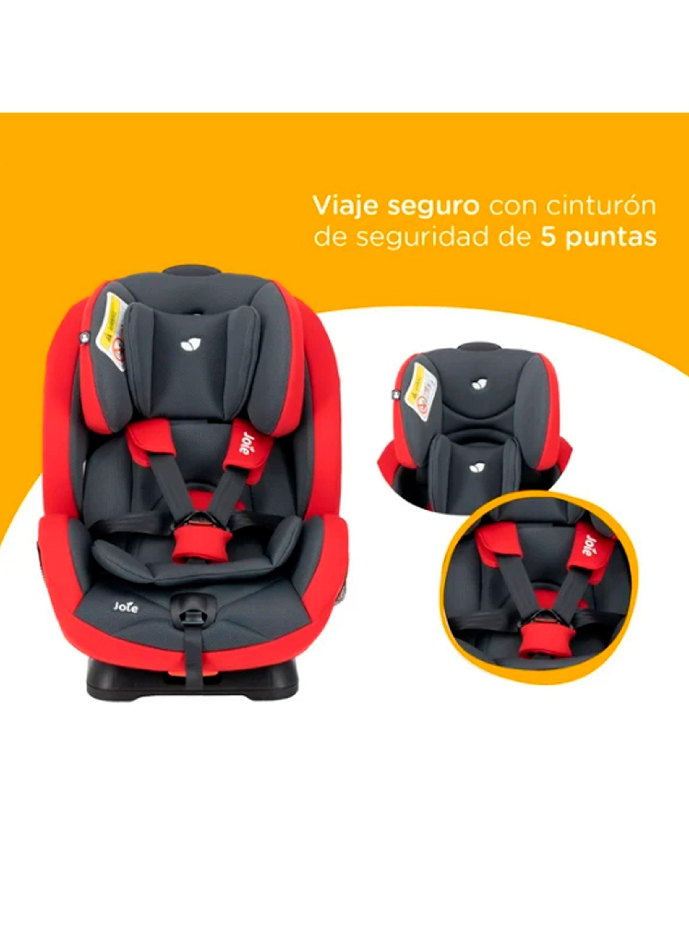 Silla de Auto Stages Rojo y Gris-2