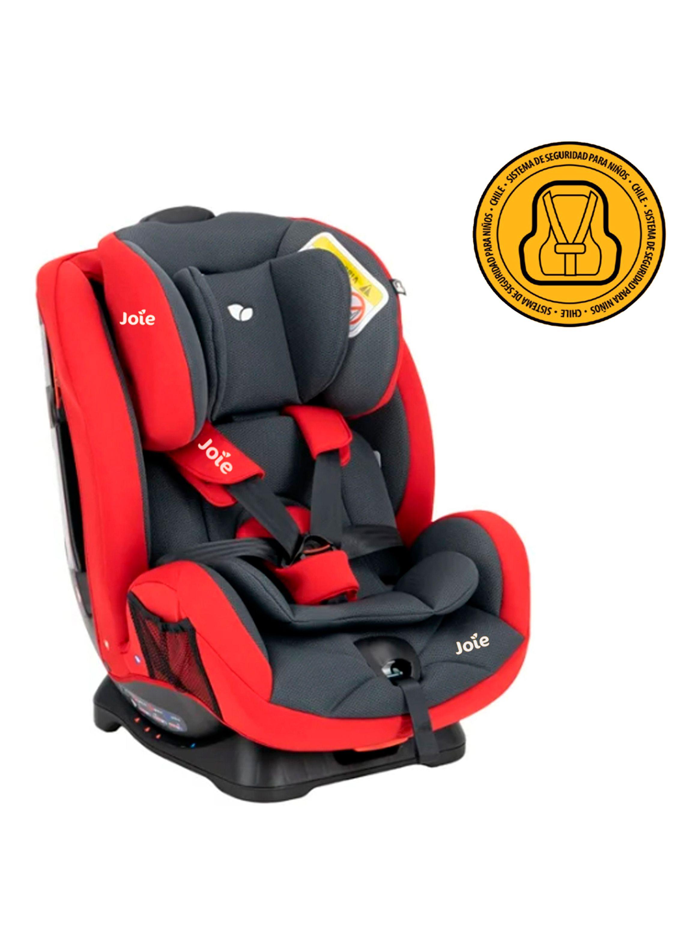 Silla de Auto Stages Rojo y Gris-6