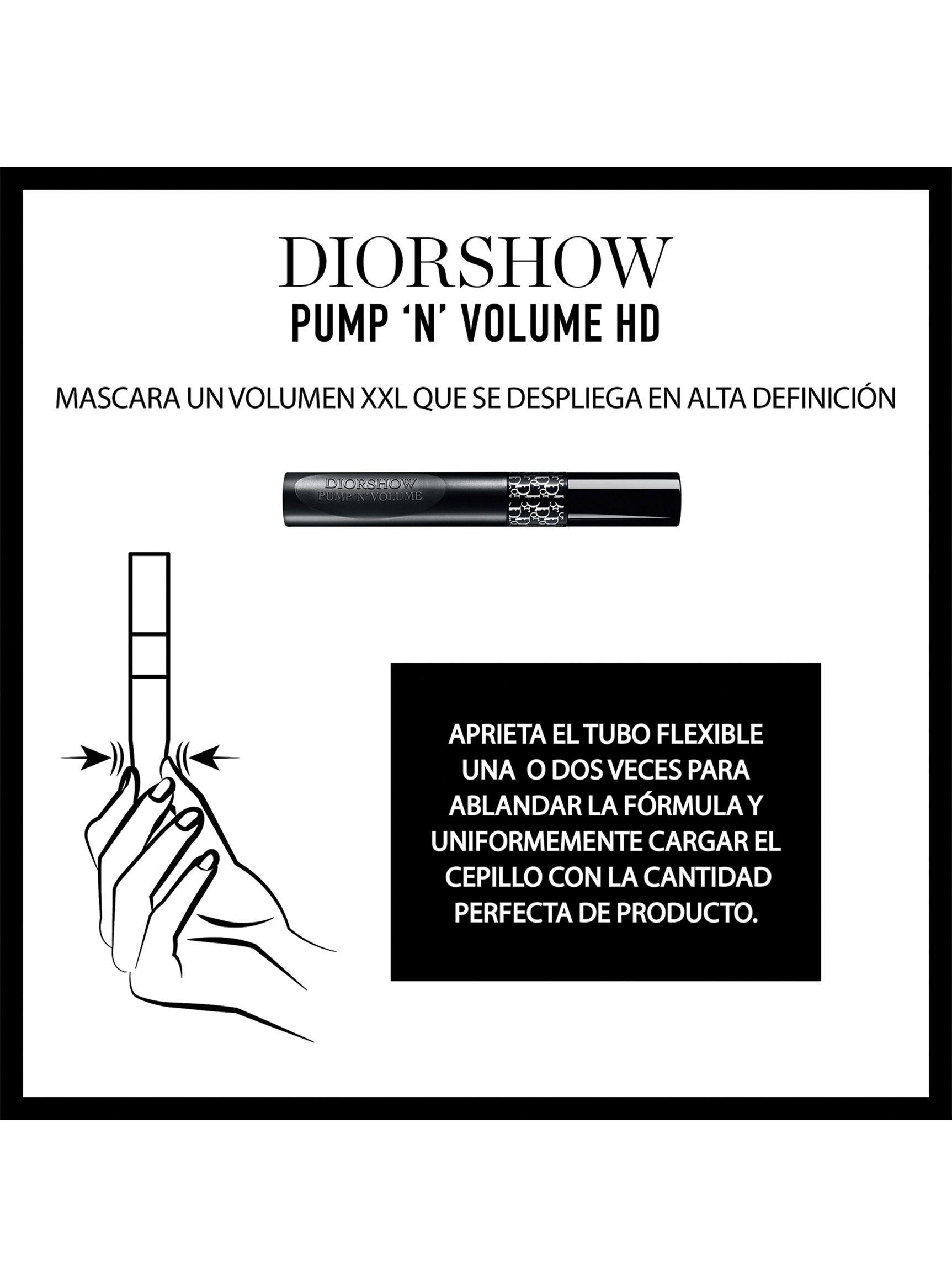 Máscara Dior de Pestañas Pump ?n? Volume Waterproof 90-3