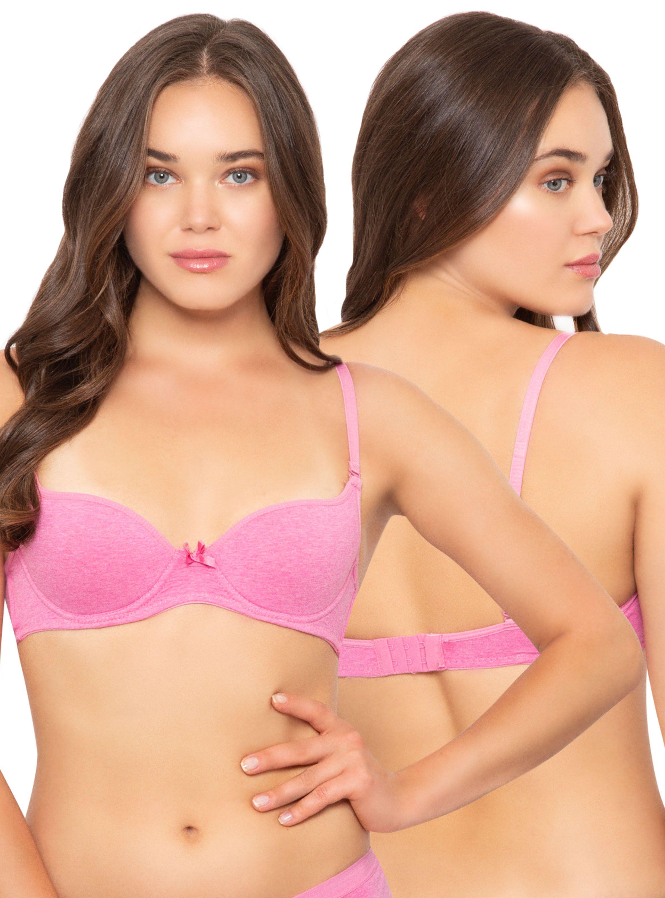 Pack 2 Sostén Algodón Detalle Lazo-1