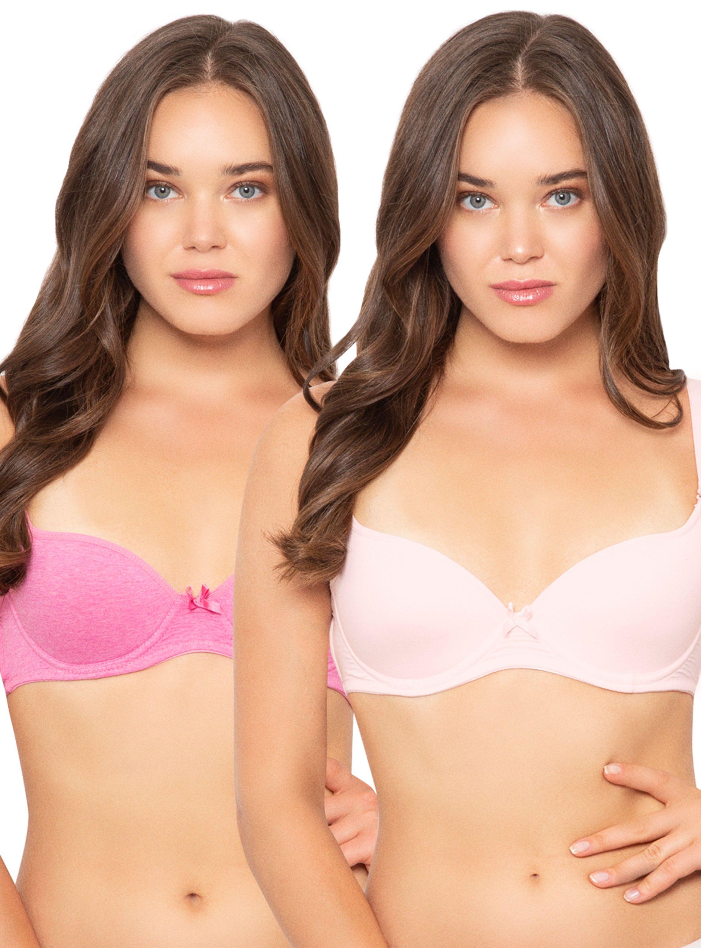 Pack 2 Sostén Algodón Detalle Lazo-0