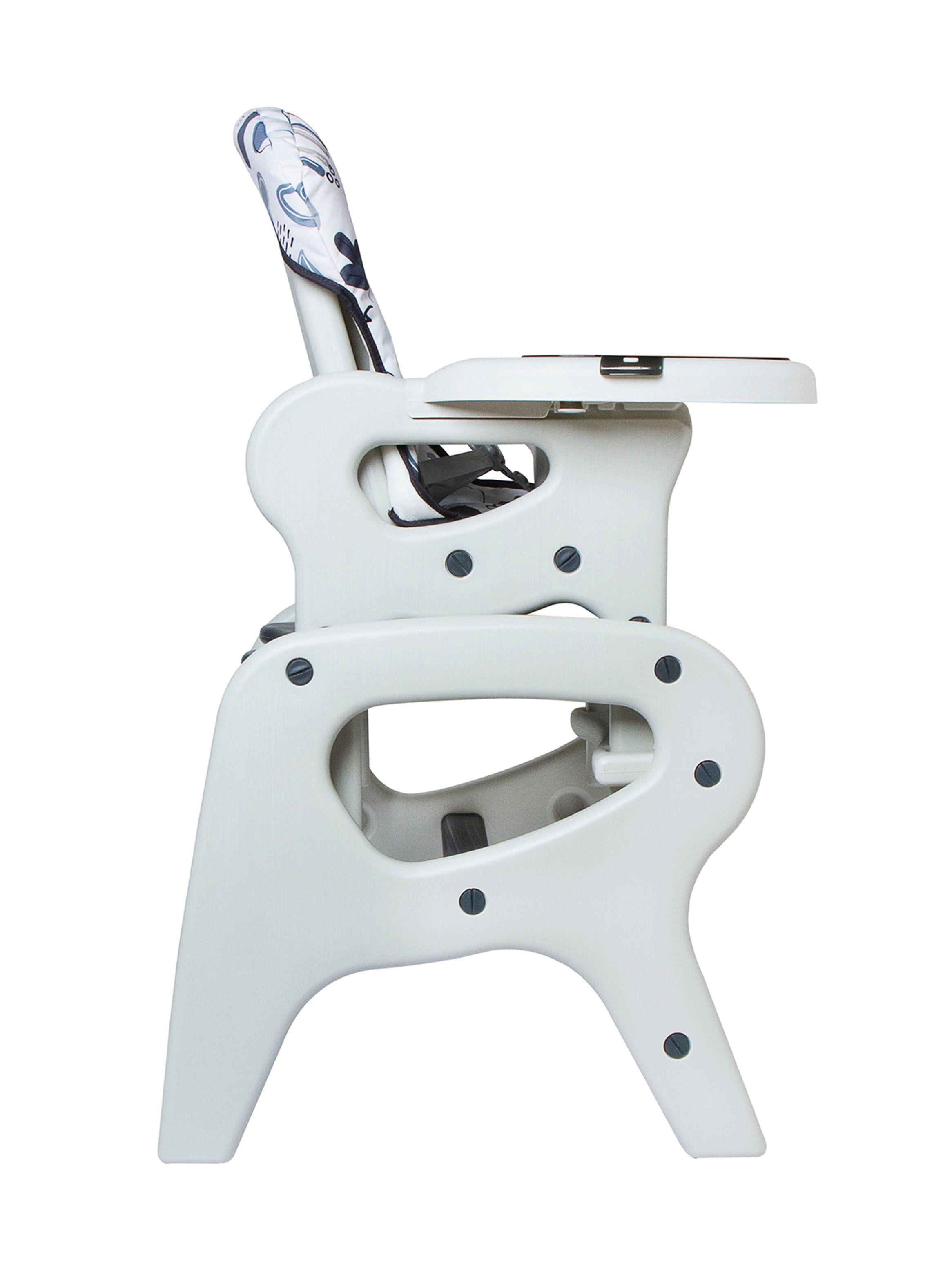 Silla de Comer Escritorio Eat & Fun Grey-3