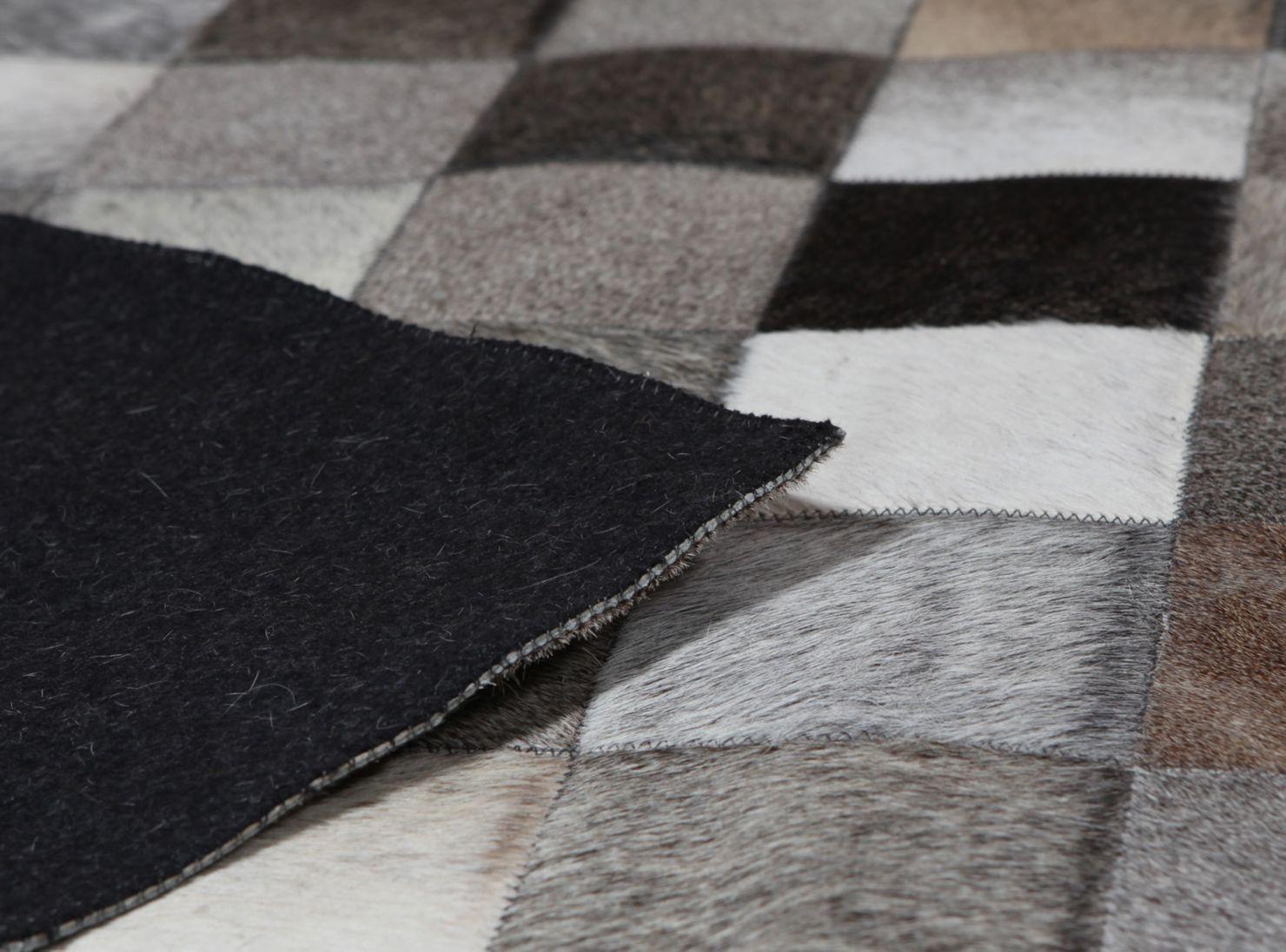 Alfombra Cuero de Vaca 160 x 230 cm Diseño 1 DIB-3