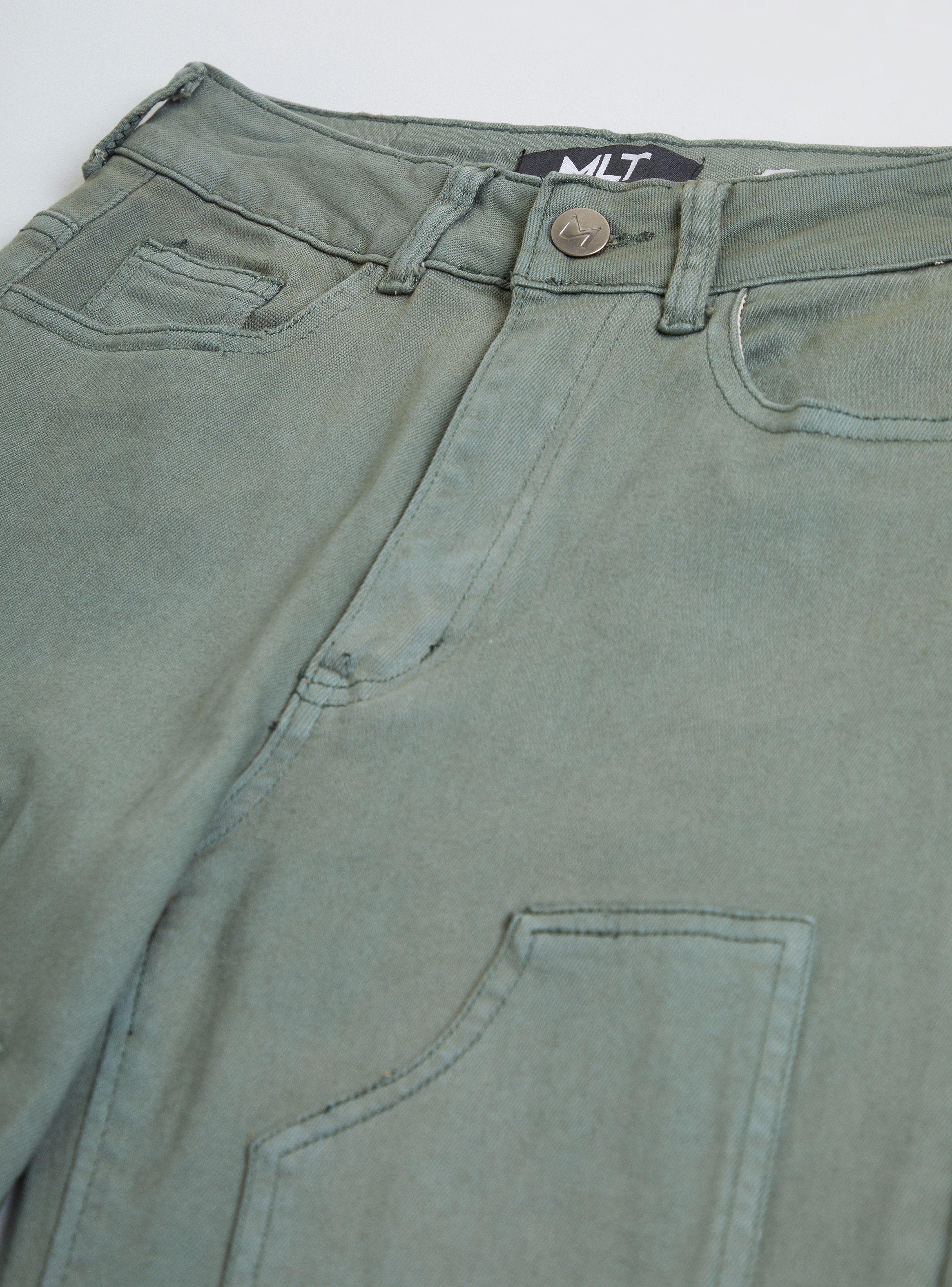 Pantalón Carpintero con Bolsillo Delantero-2