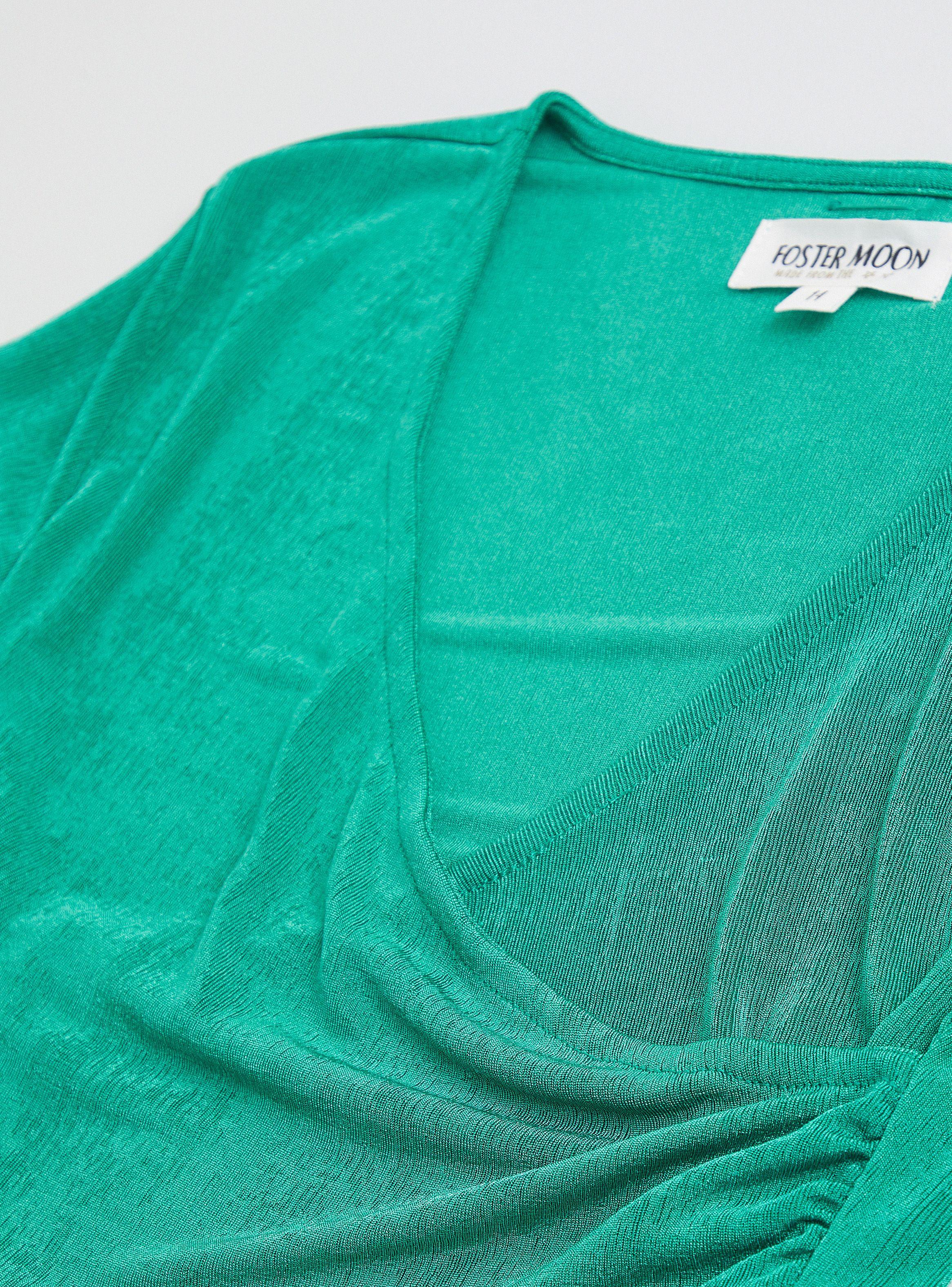Polera Tela Brillante Cruzado-3