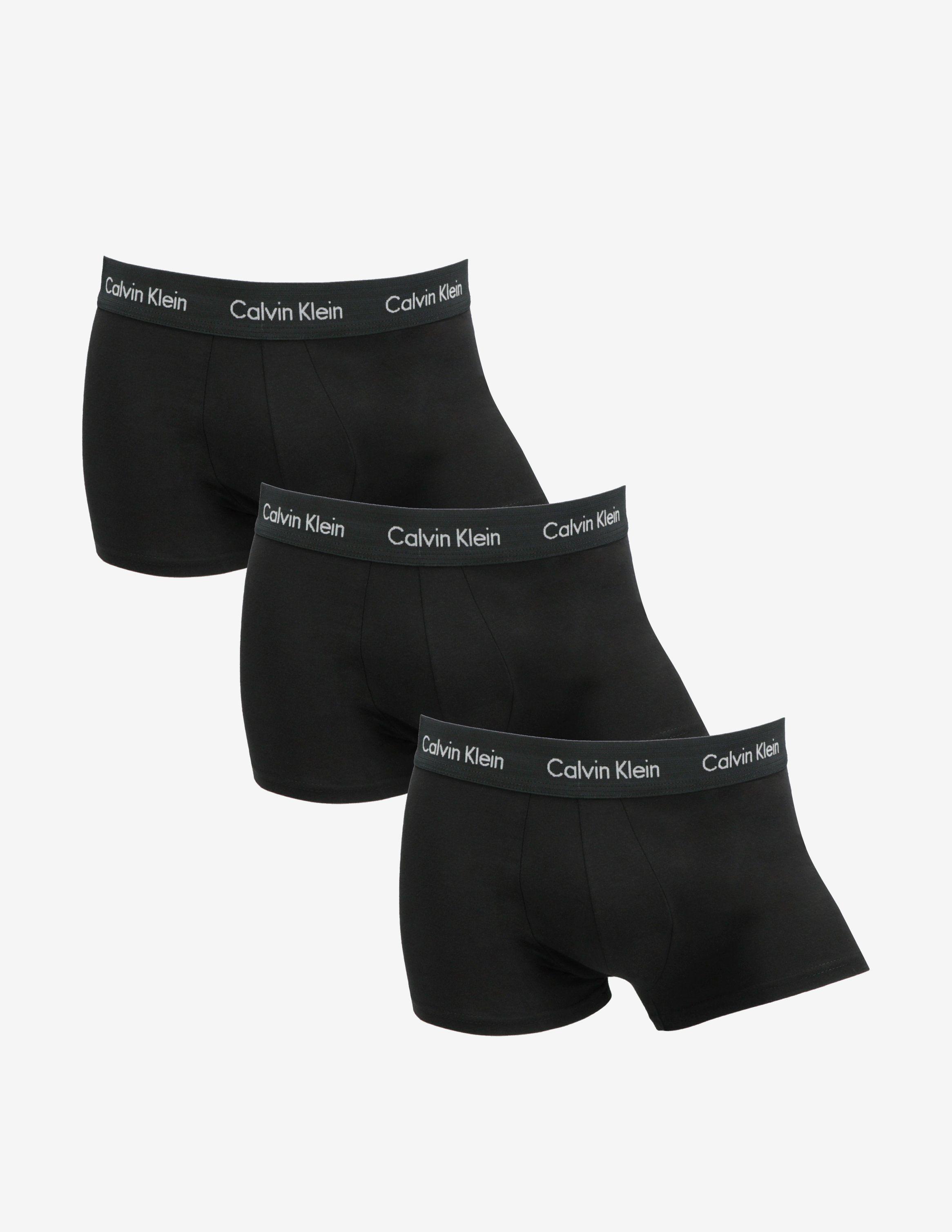 3 Pack Boxer Trunk Negro Algodón-0