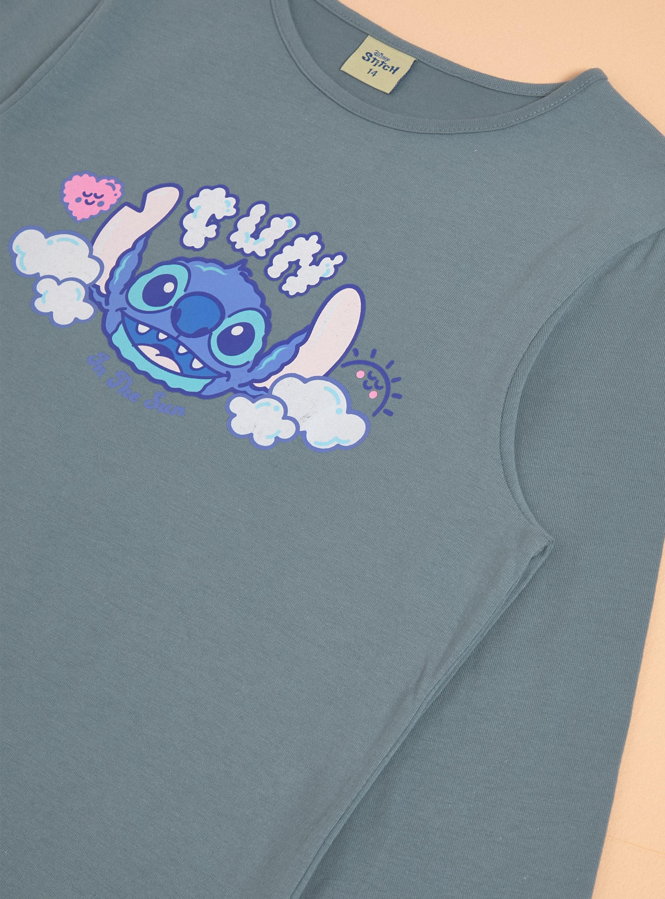 Polera Estampado Rostro Stitch-2