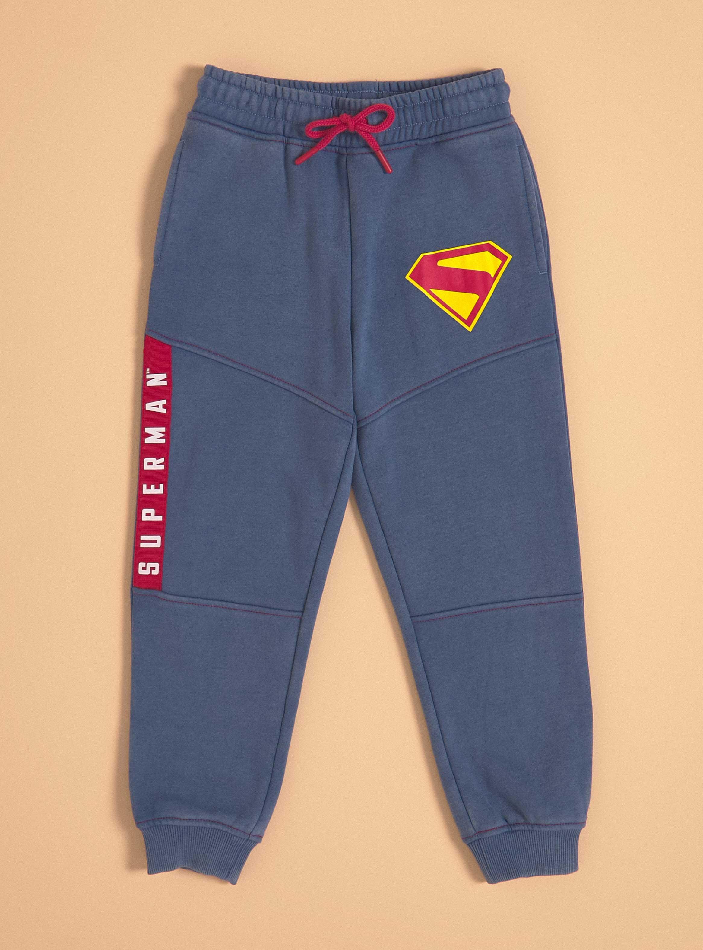 Pantalón Estampado Superman Acid Wash-0