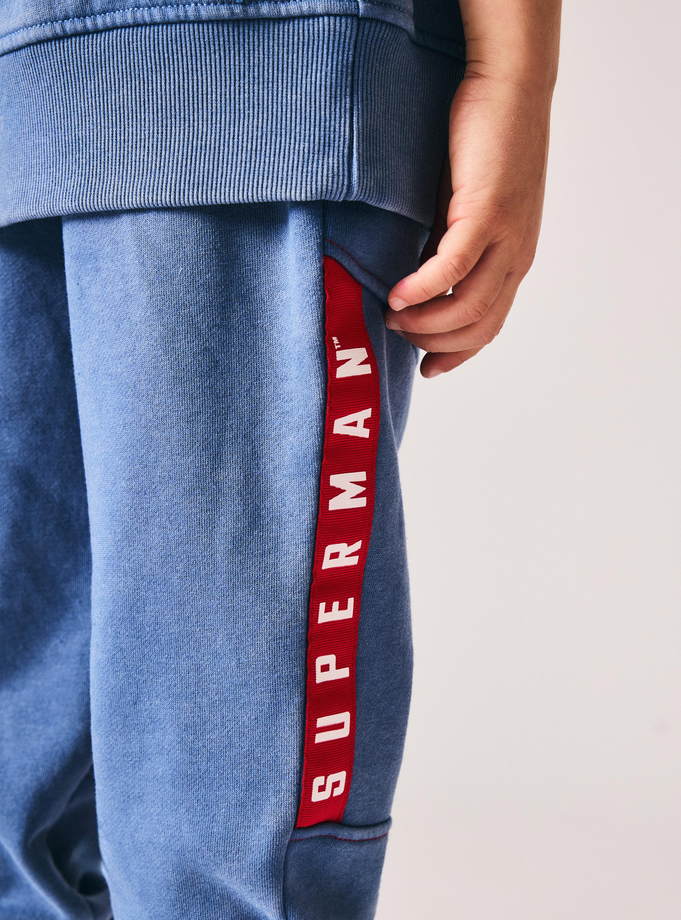 Pantalón Estampado Superman Acid Wash-4