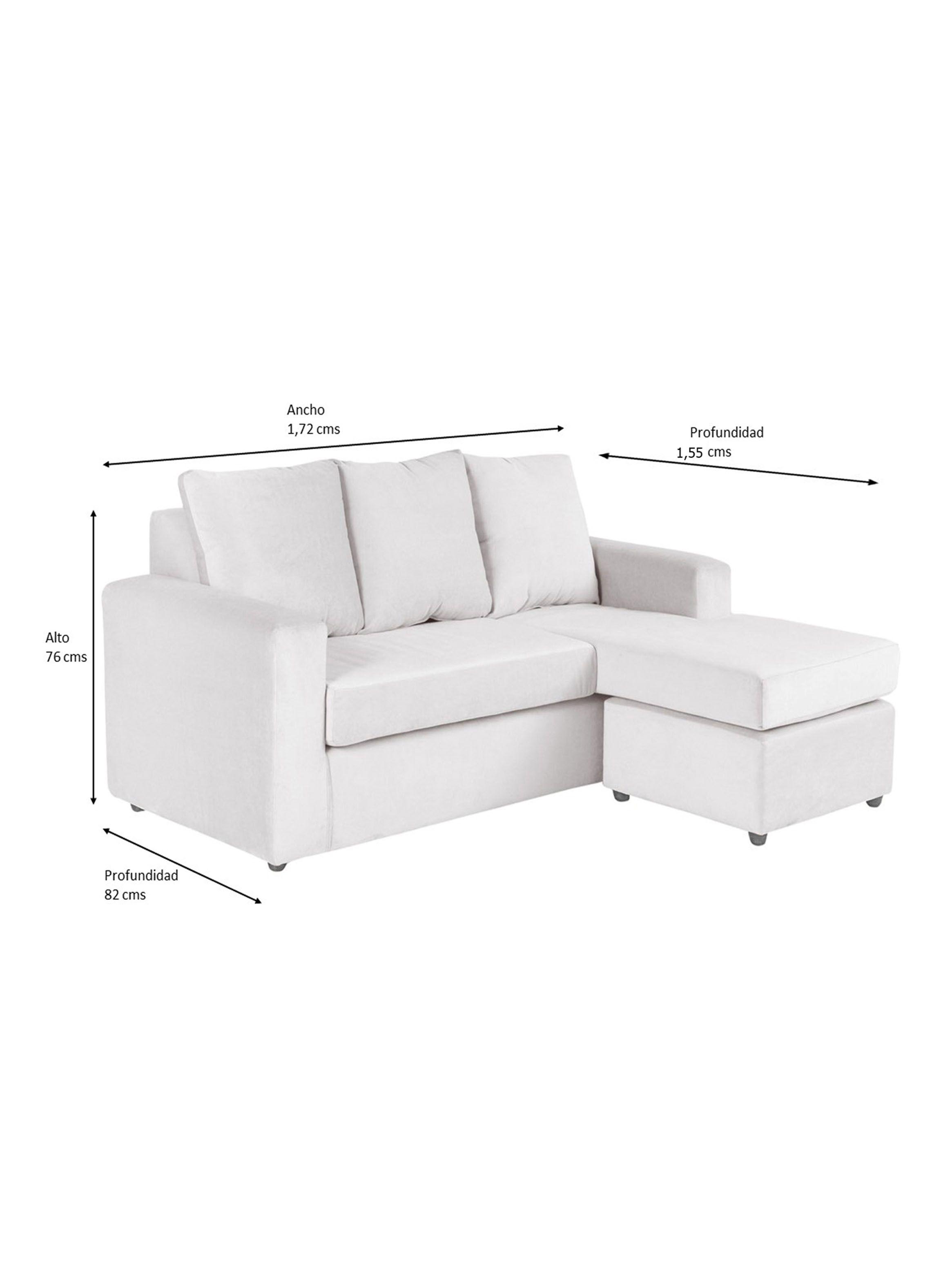 Sofá B-l 3C + 2 Pouf PU-1