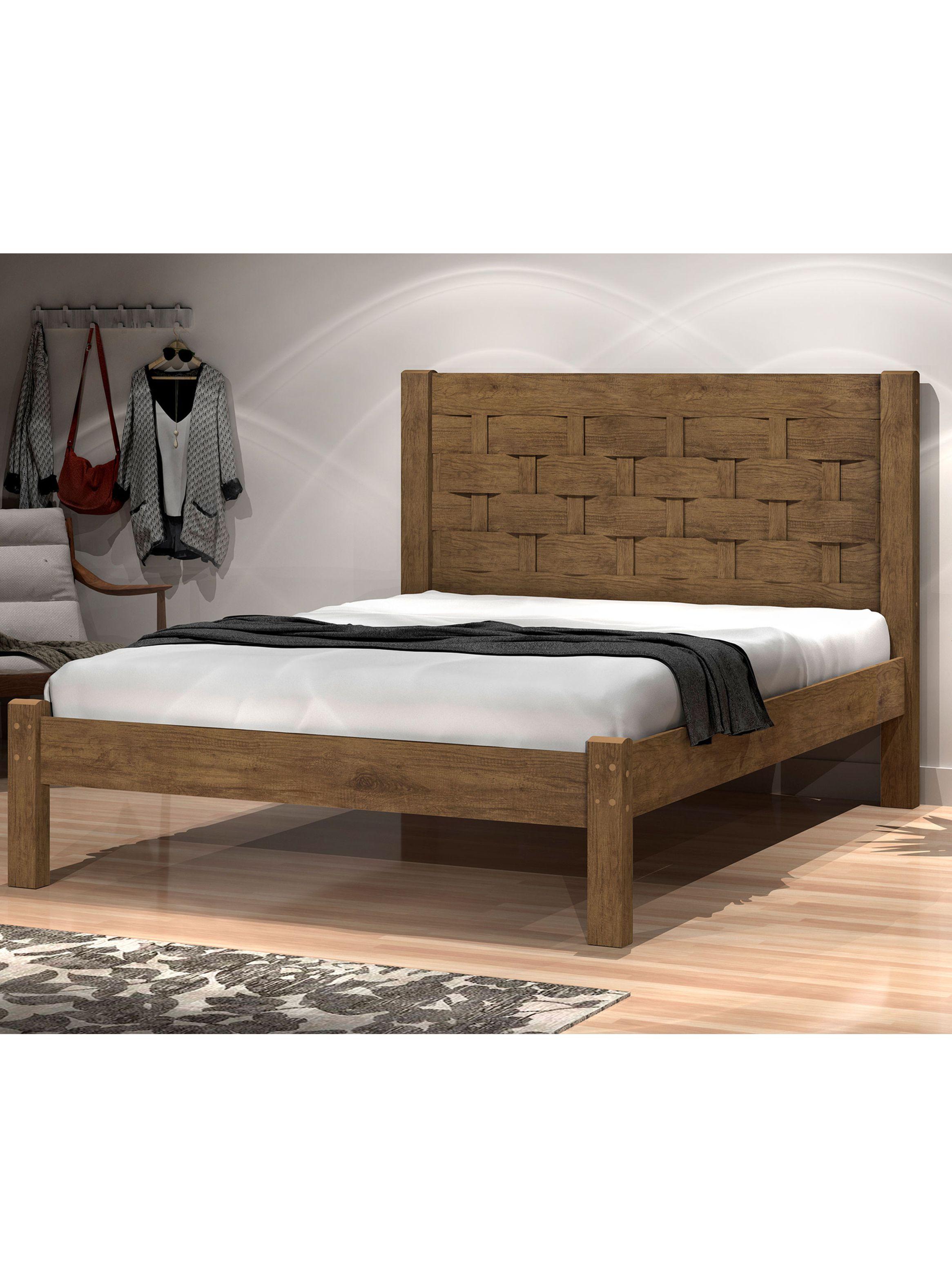 Cama 2 Plazas Layla Cedro-2