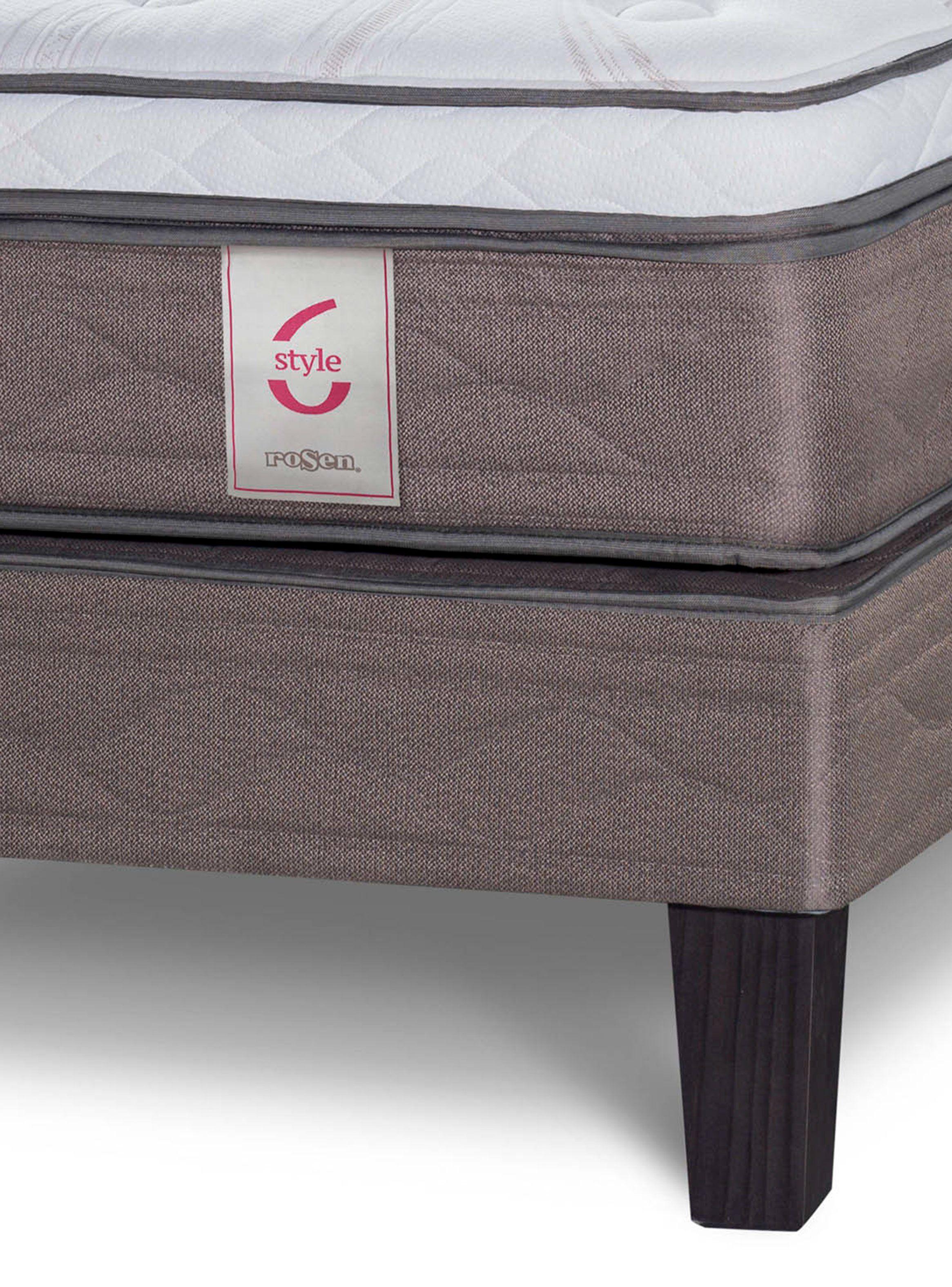 Cama New Style 6 1.5 Plazas Issey Grafito-5