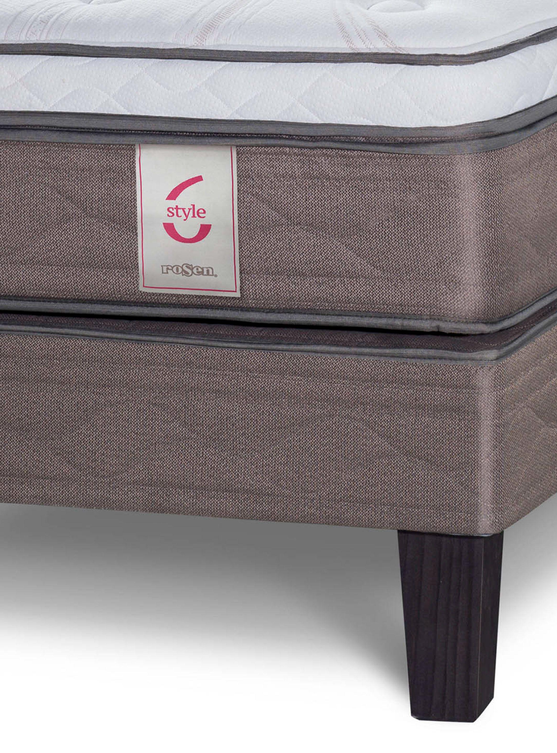 Cama Europea New Style 6 2 Plazas + Set de Muebles Issey Grafito-5