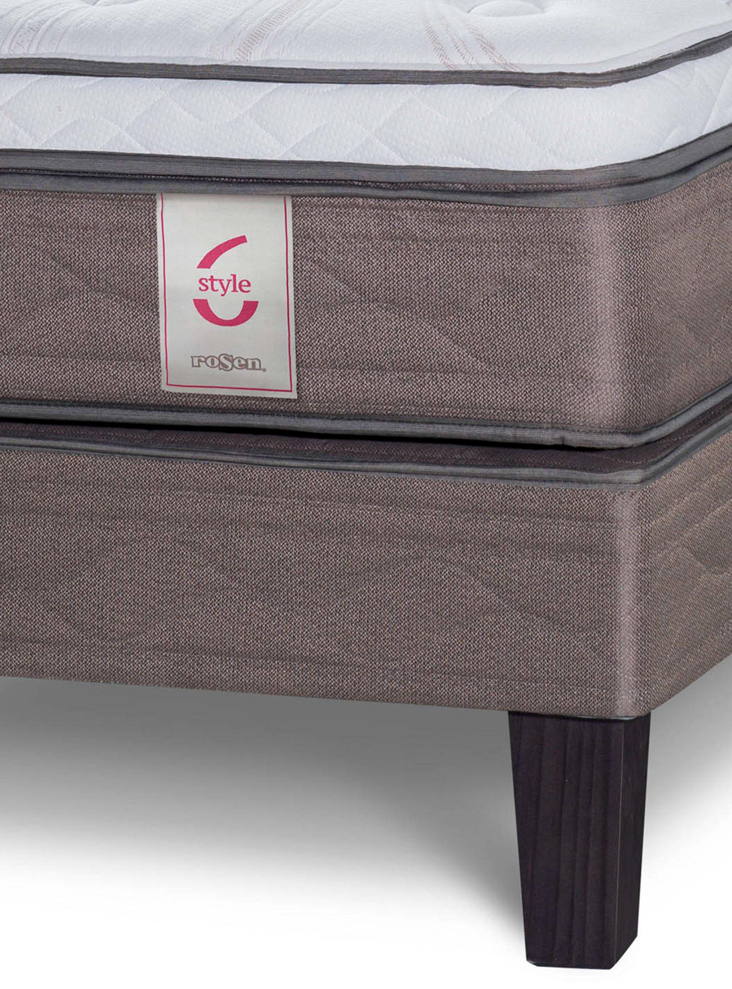 Cama Europea New Style 6 King + Set de Muebles Issey Grafito-5