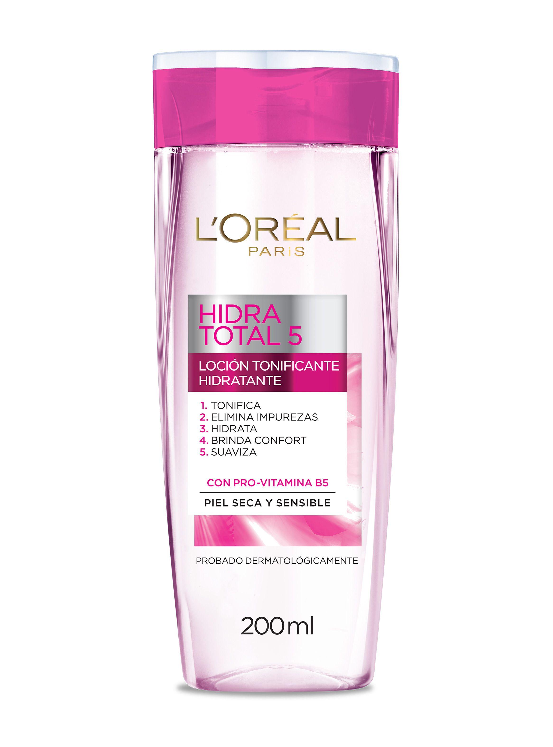 Loción Dermo Expertise L'Oréal Paris Facial Hidra Total 5 Tonificante Hidratante 200 ml-0