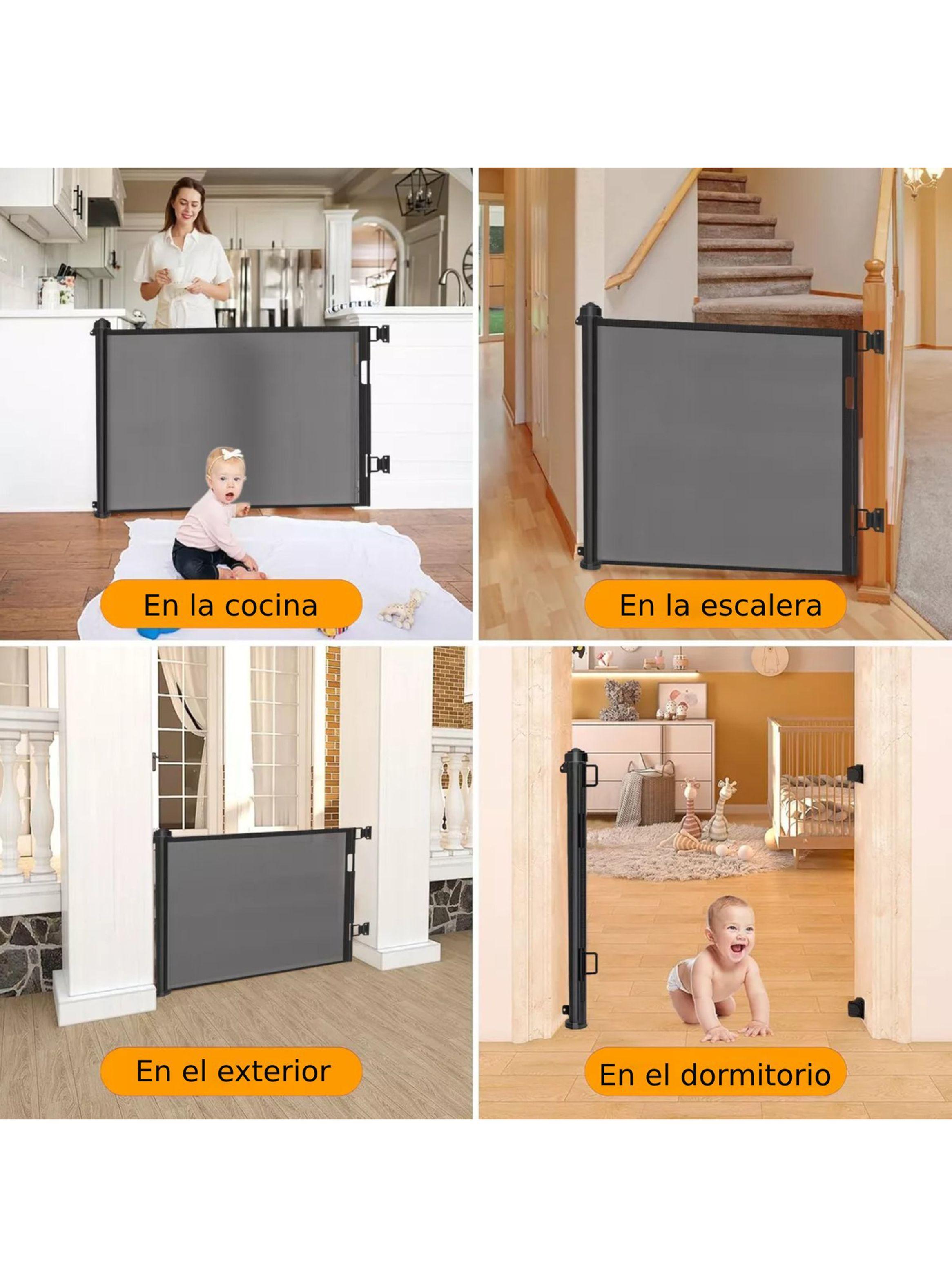 Reja Retráctil Negra 140 cm-2