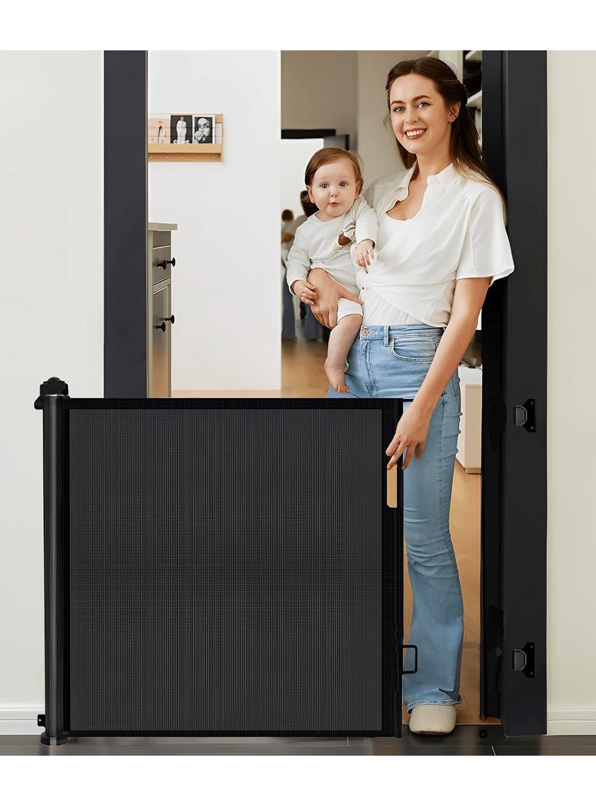 Reja Retráctil Negra 140 cm-4