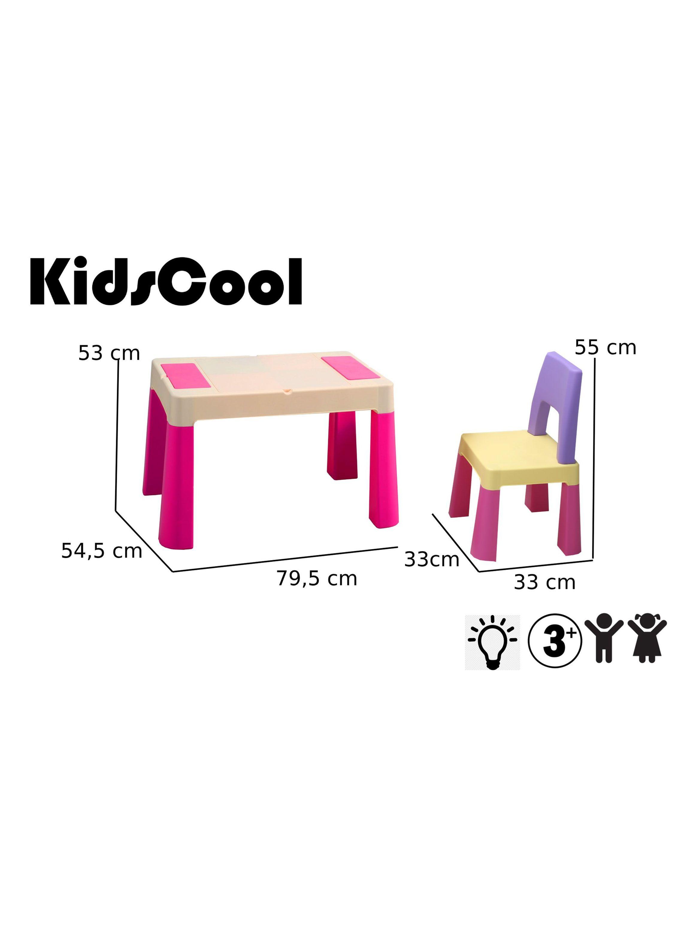 Mesa Didáctica Pink 2 Sillas-1