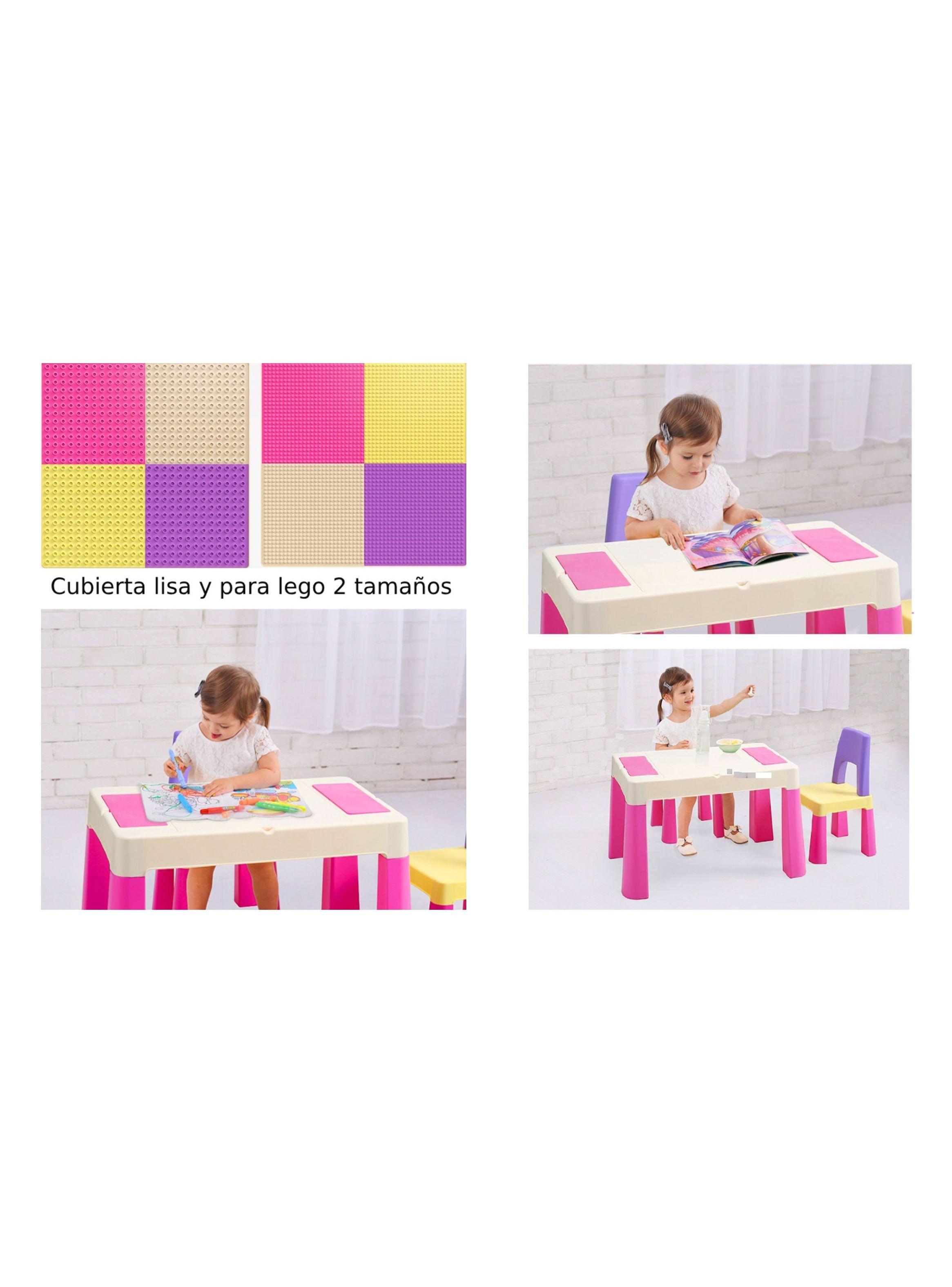 Mesa Didáctica Pink 2 Sillas-2