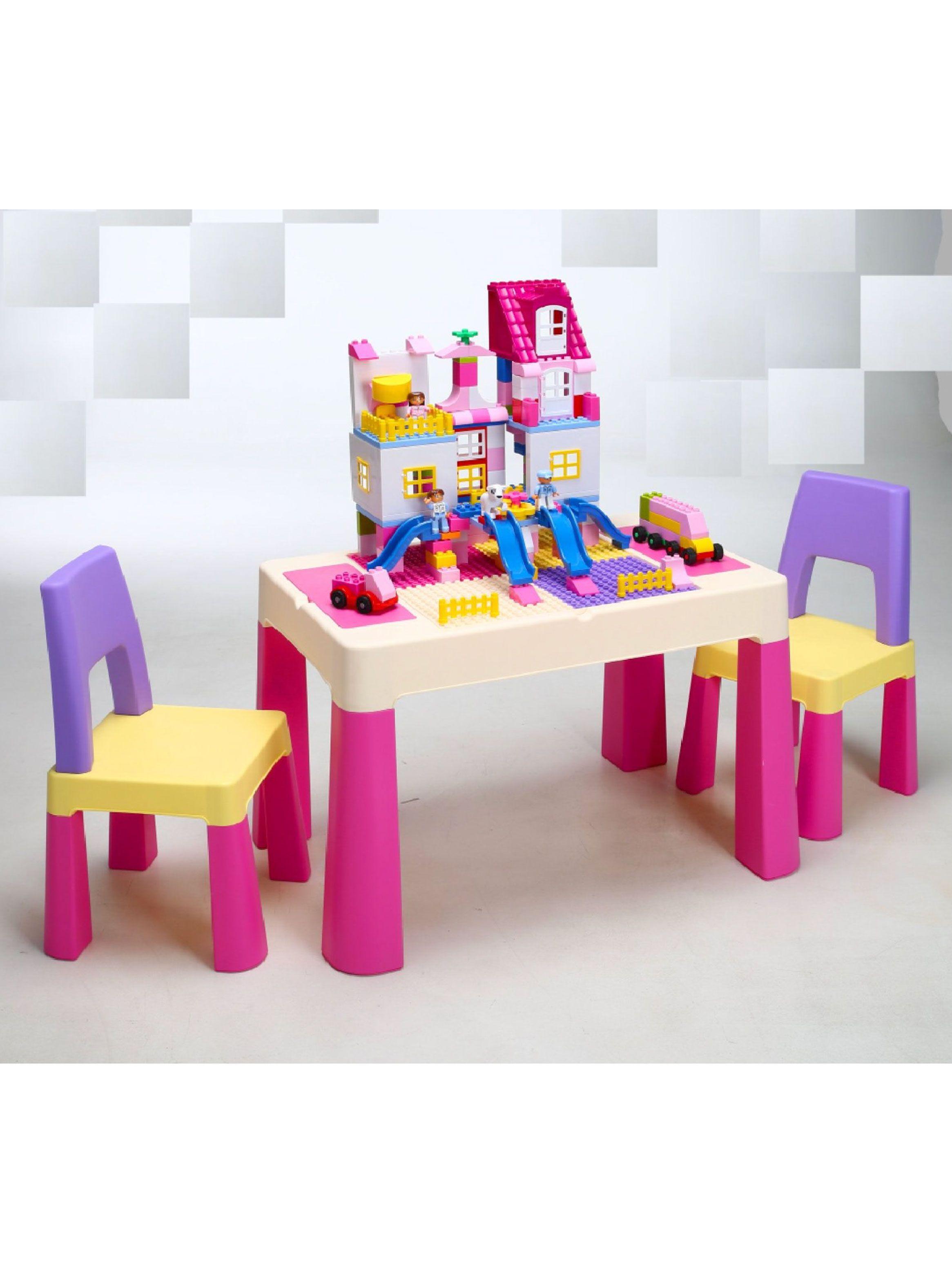 Mesa Didáctica Pink 2 Sillas-4