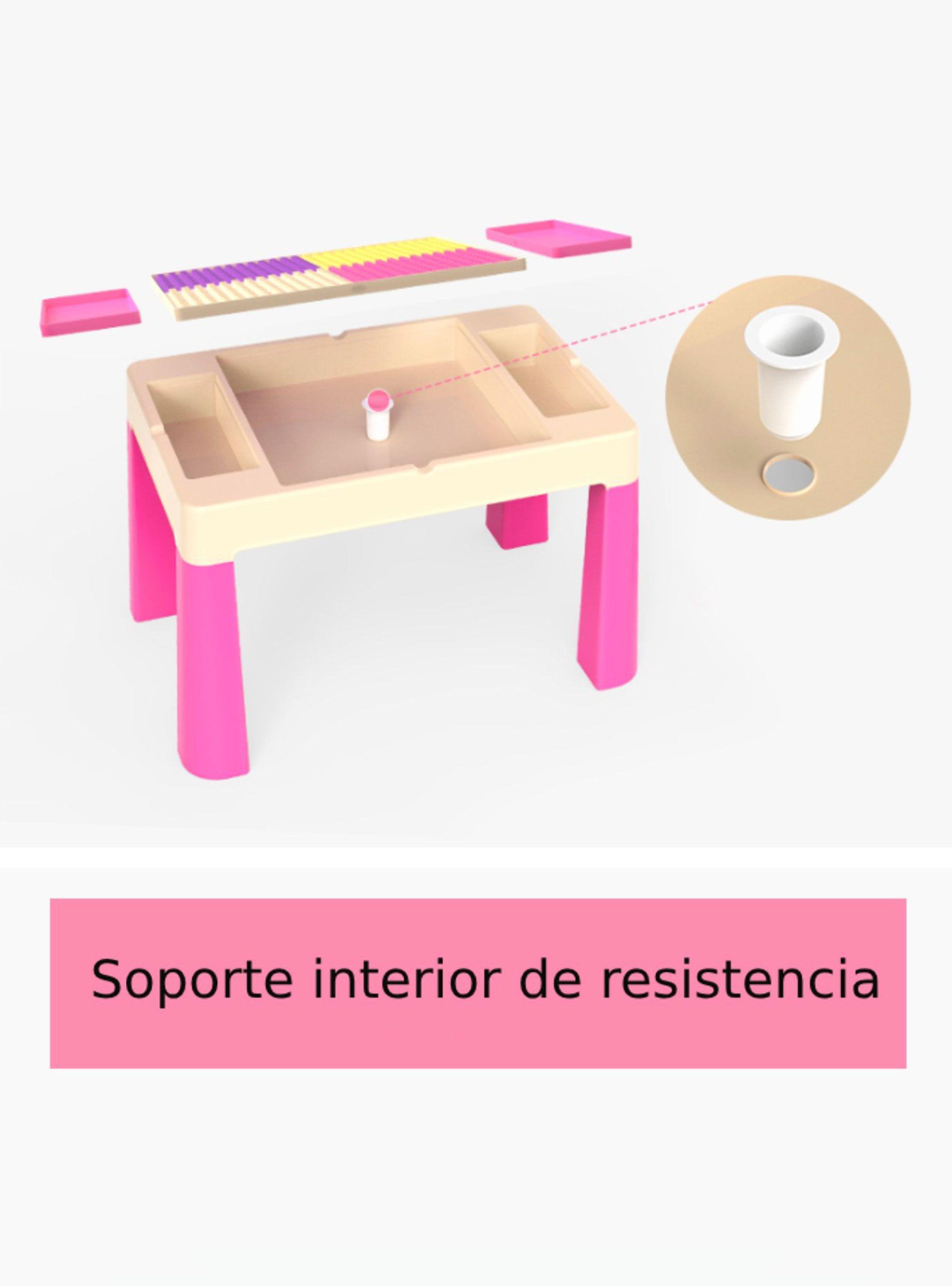 Mesa Didáctica Pink 2 Sillas-3
