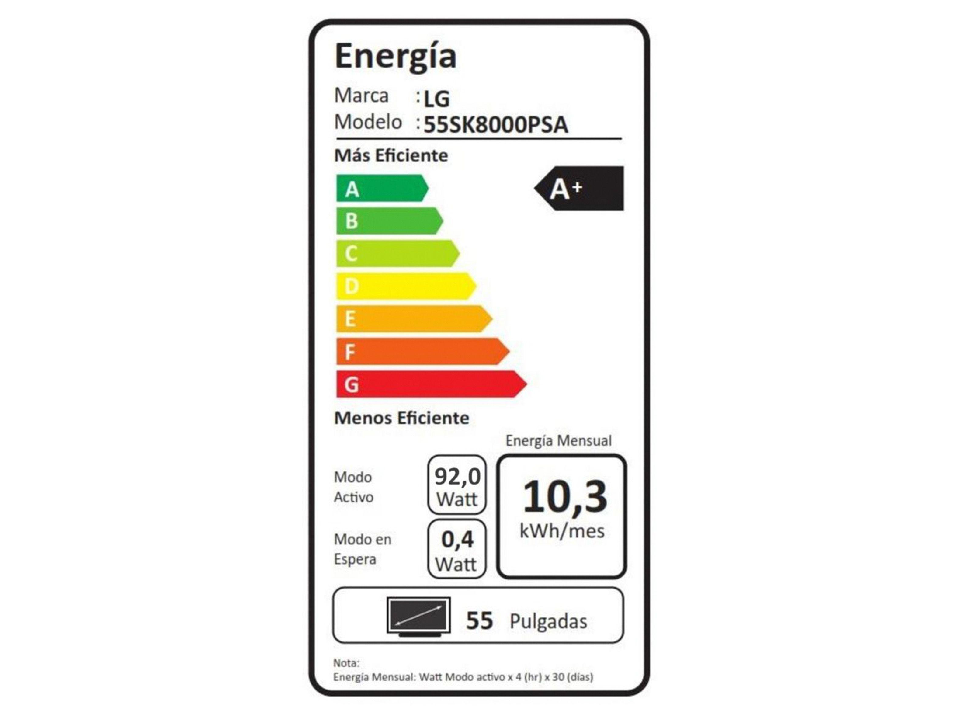 LED 55" LG Smart TV Super Ultra HD 4K 55SK8000-2