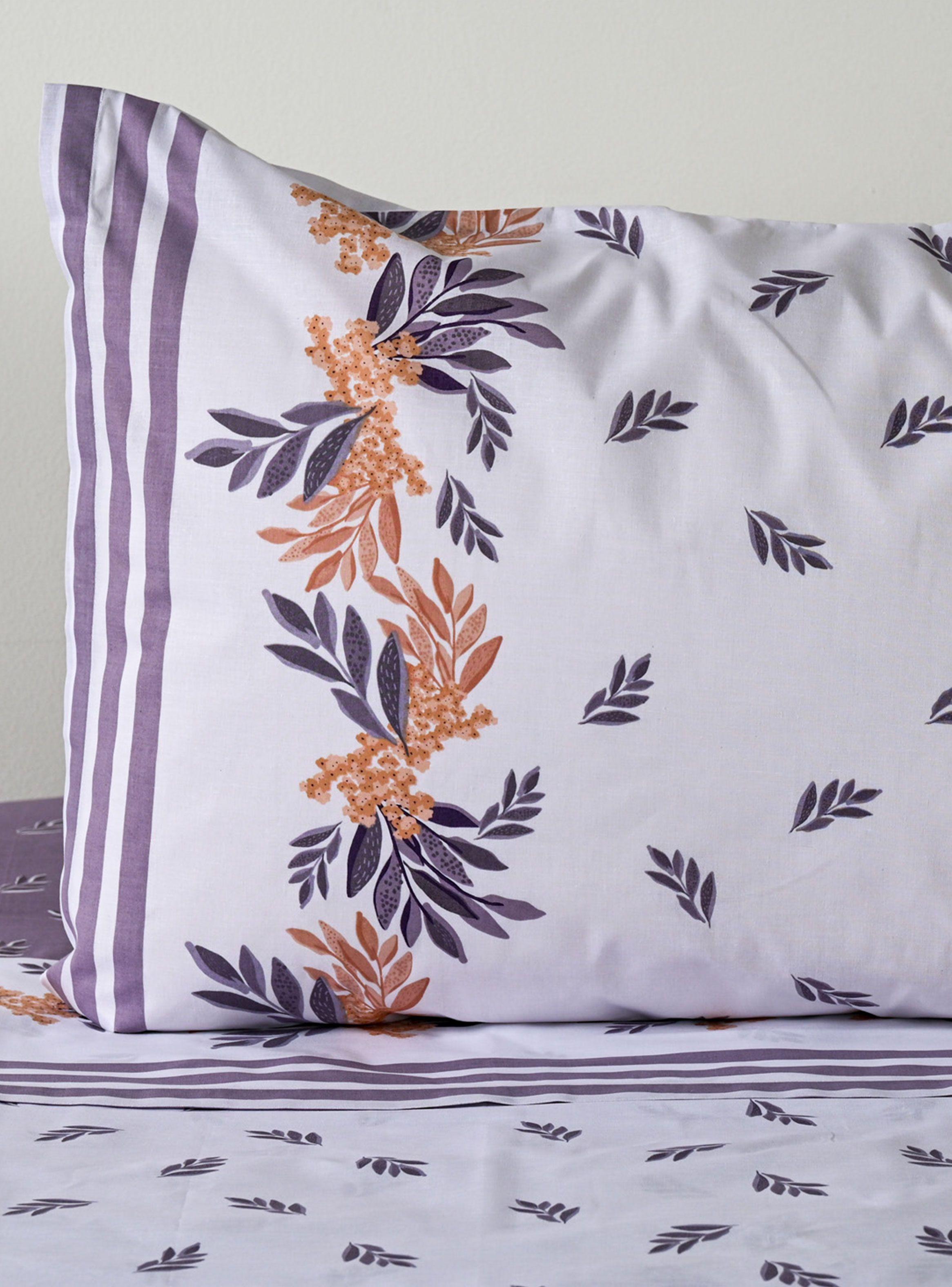 Sábanas Lavanda 1 Plaza 144 Hilos Lila-1