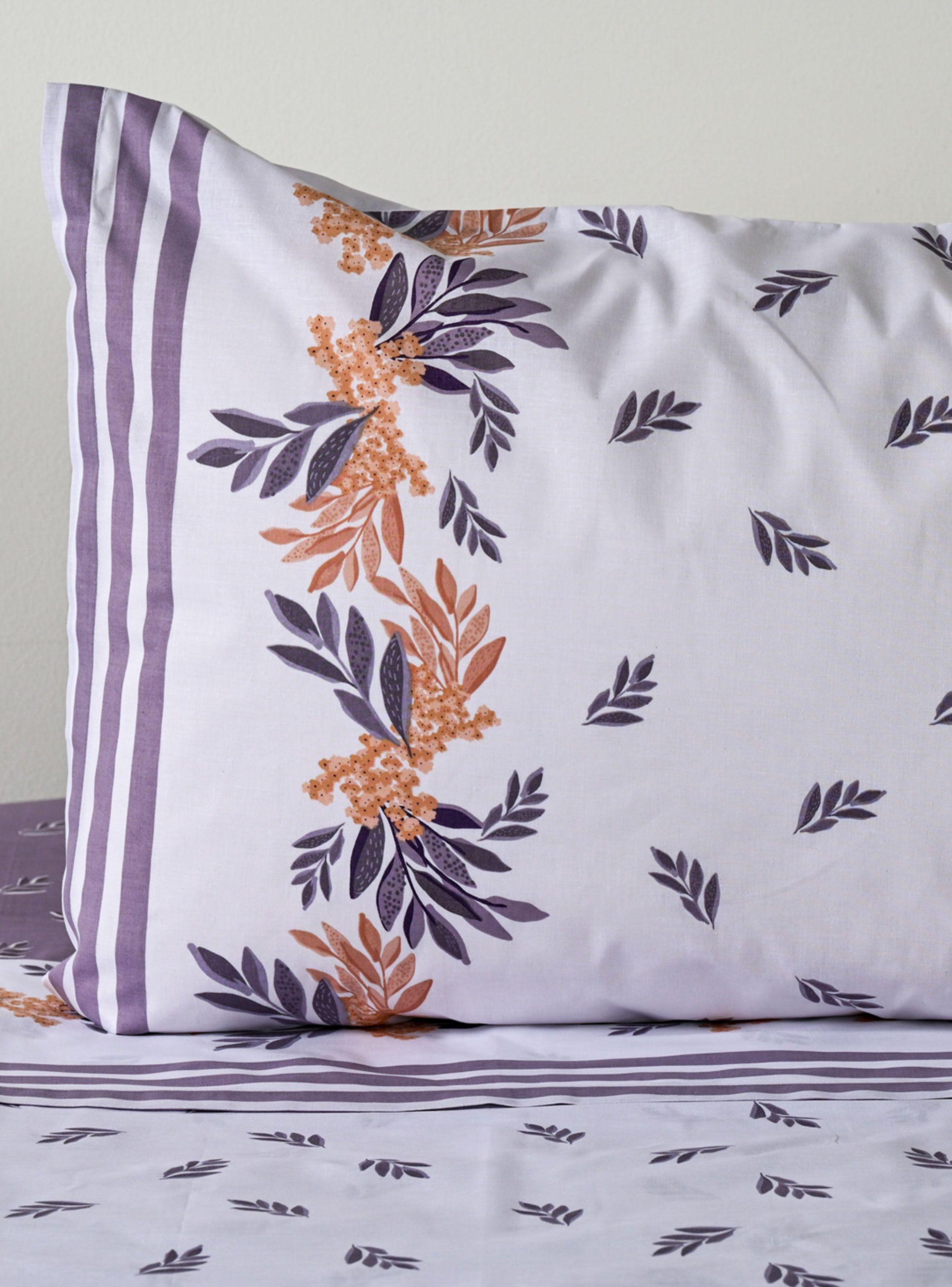 Sábanas Lavanda 1.5 Plazas 144 Hilos Lila-1