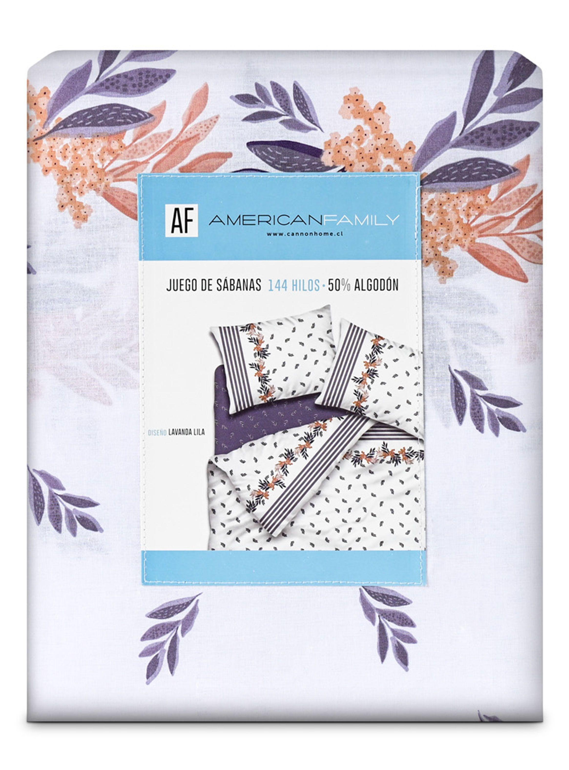 Sábanas Lavanda 1.5 Plazas 144 Hilos Lila-3