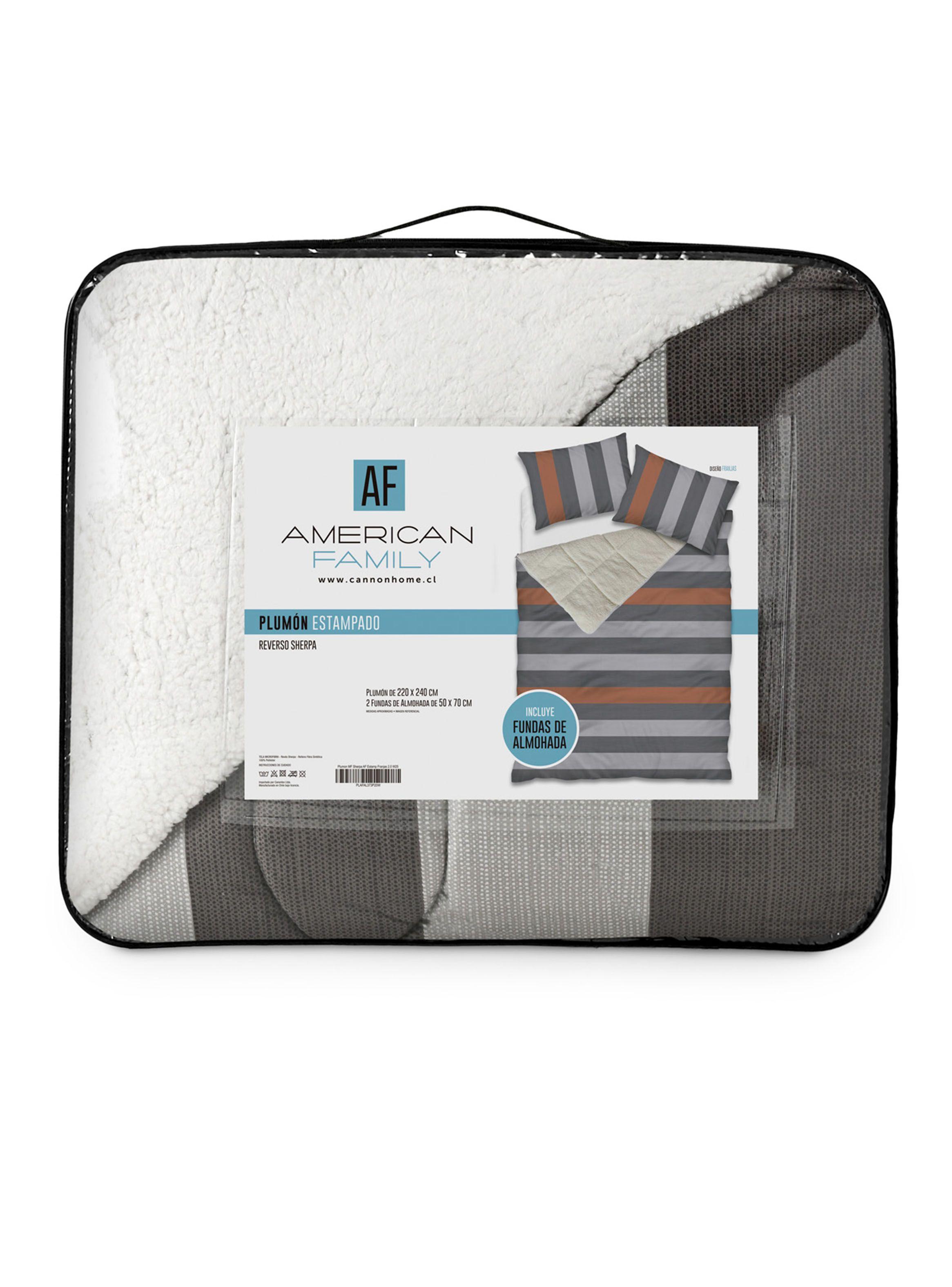Plumón Sherpa Franjas 1.5 Plazas-5