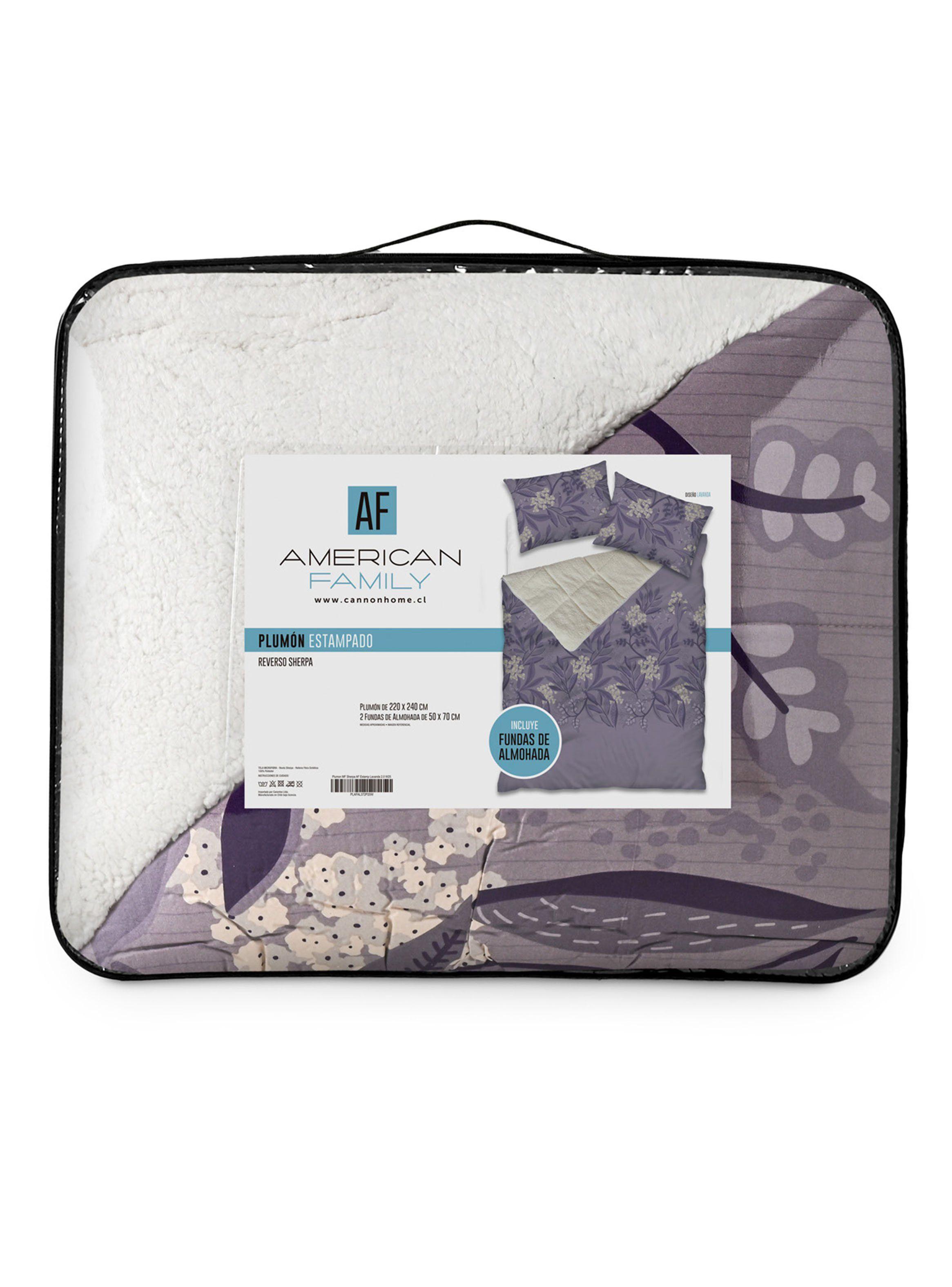Plumón Sherpa Lavanda 2 Plazas-5
