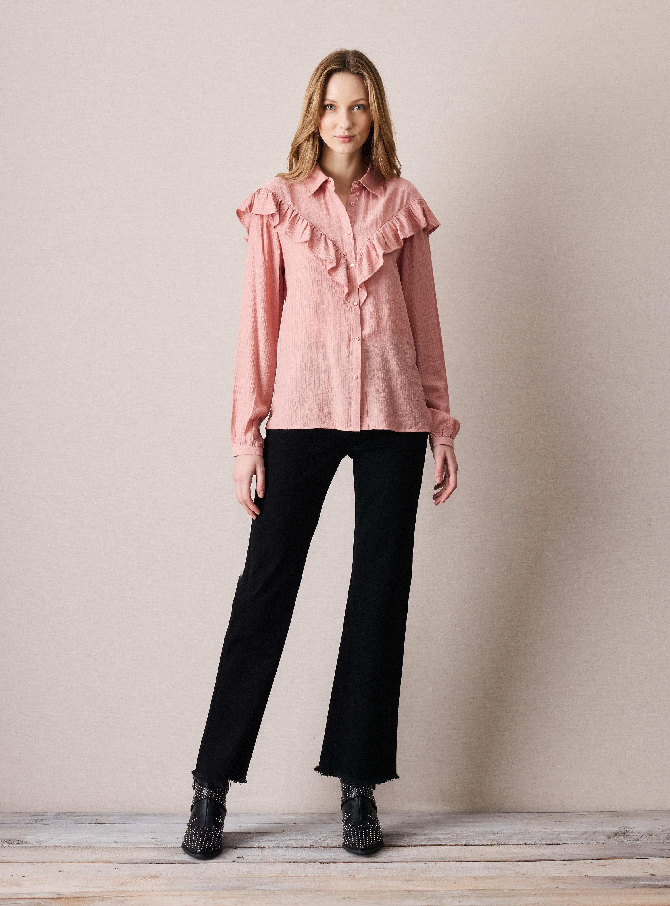 Blusa Texturizada con Vuelo-4