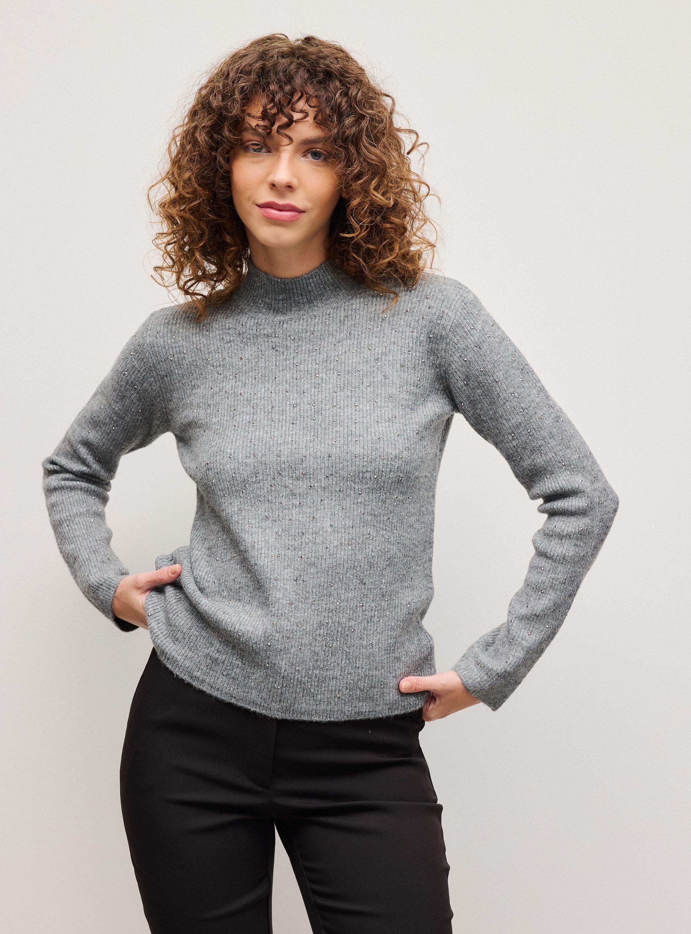 Sweater Cuello Alto Suave-0