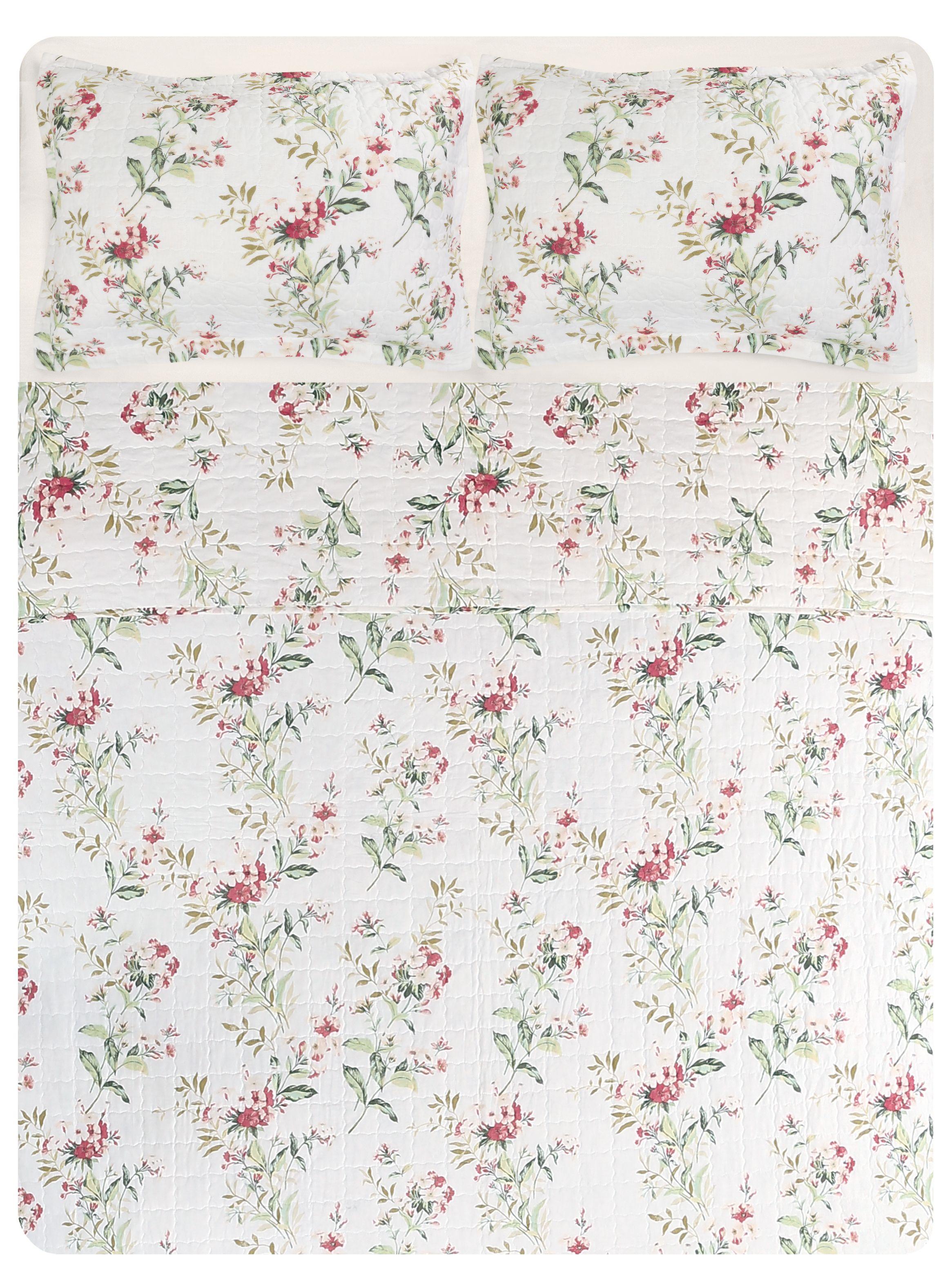 Quilt Plaza King Floreado-3