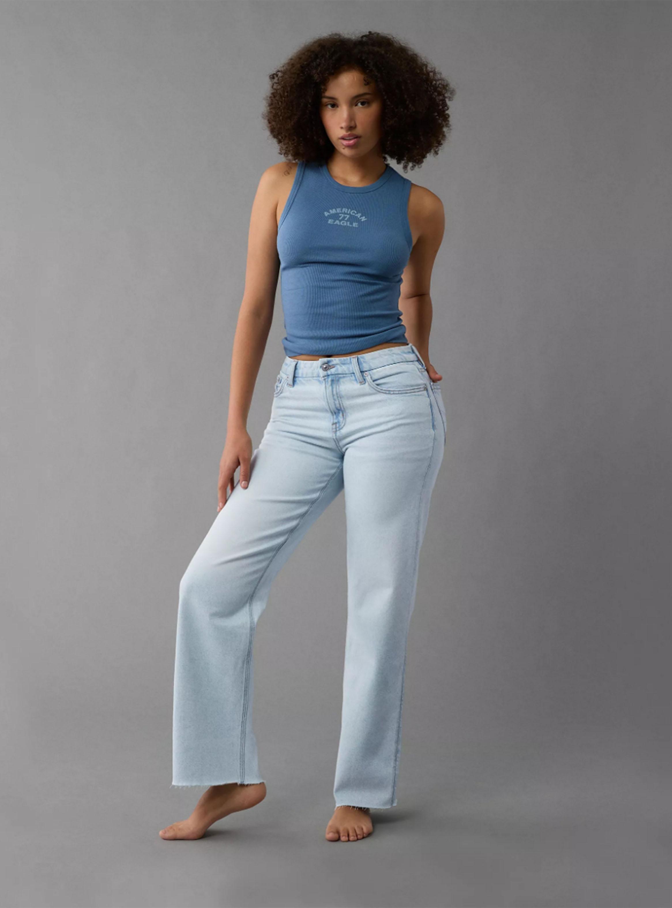 Jeans Ae Stretch Curvy High-Waisted Stovepipe-4