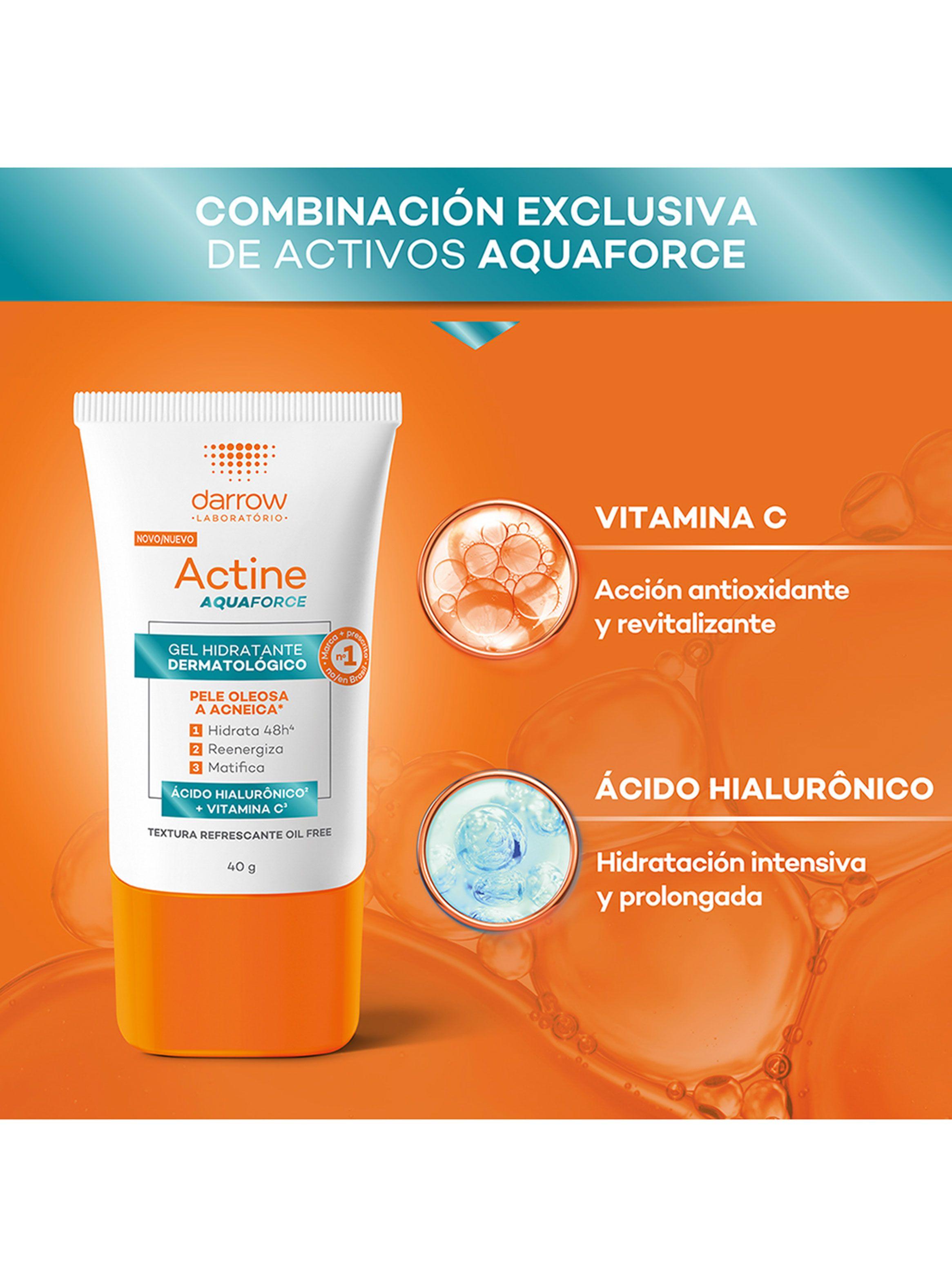 Actine AquaForce Gel Hidratante Dermatológico 40ml-2