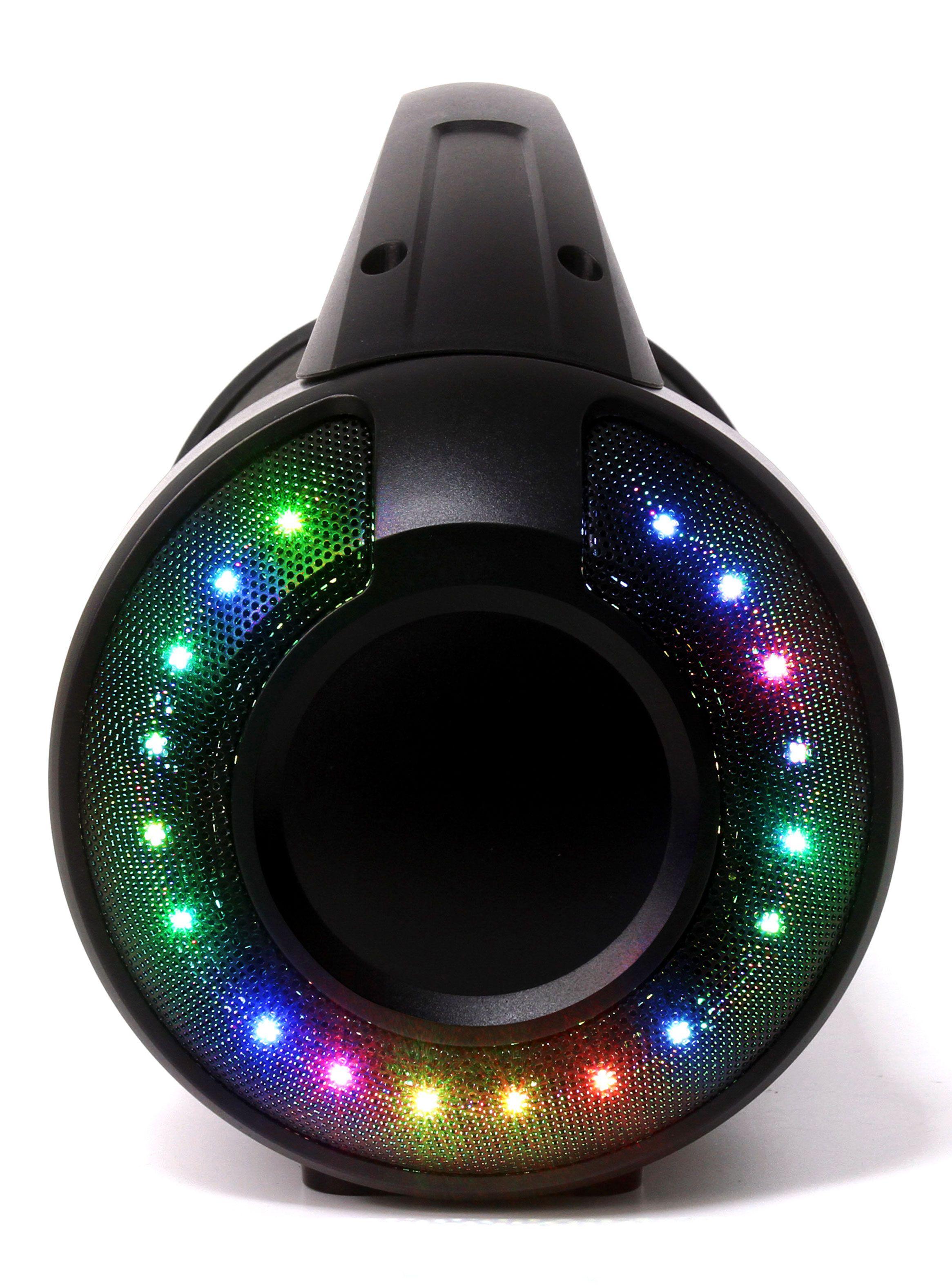 Parlante Portátil Efecto Iluminación LED RGB MGPANTERA-3