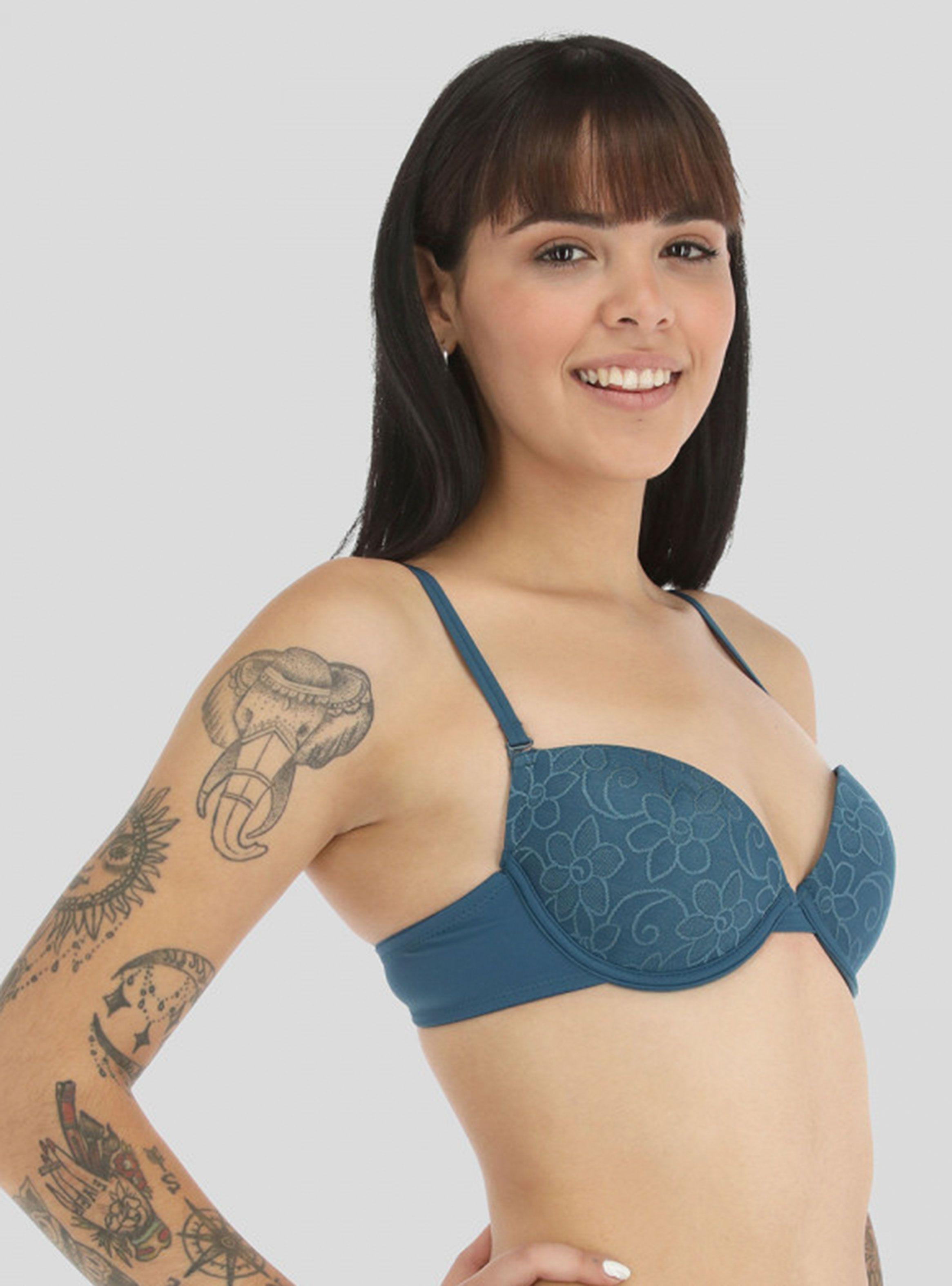 Sostén Flores Balconet Push up 4481-0