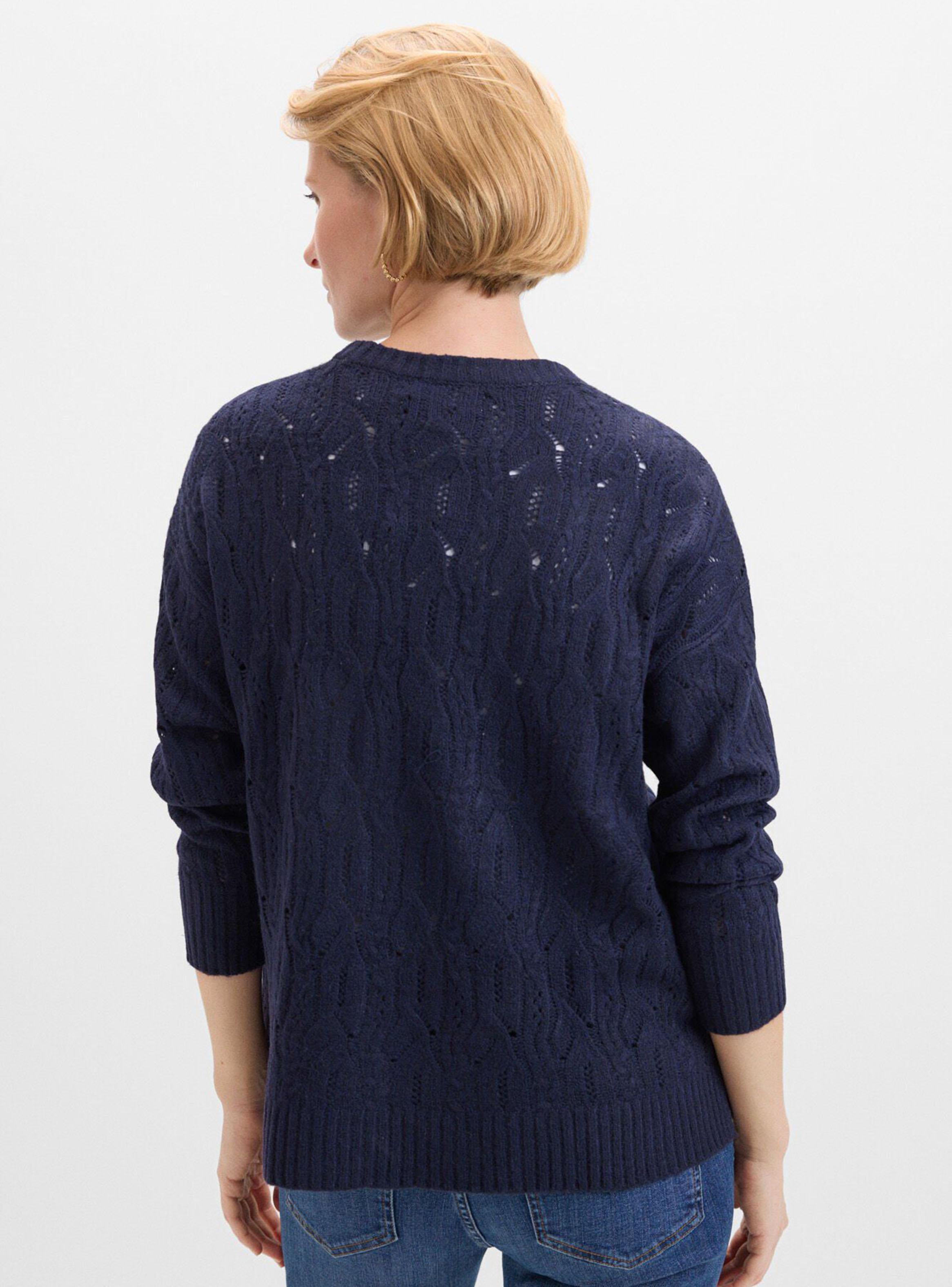 Sweater Cuello Redondo Detalles Tejido-1