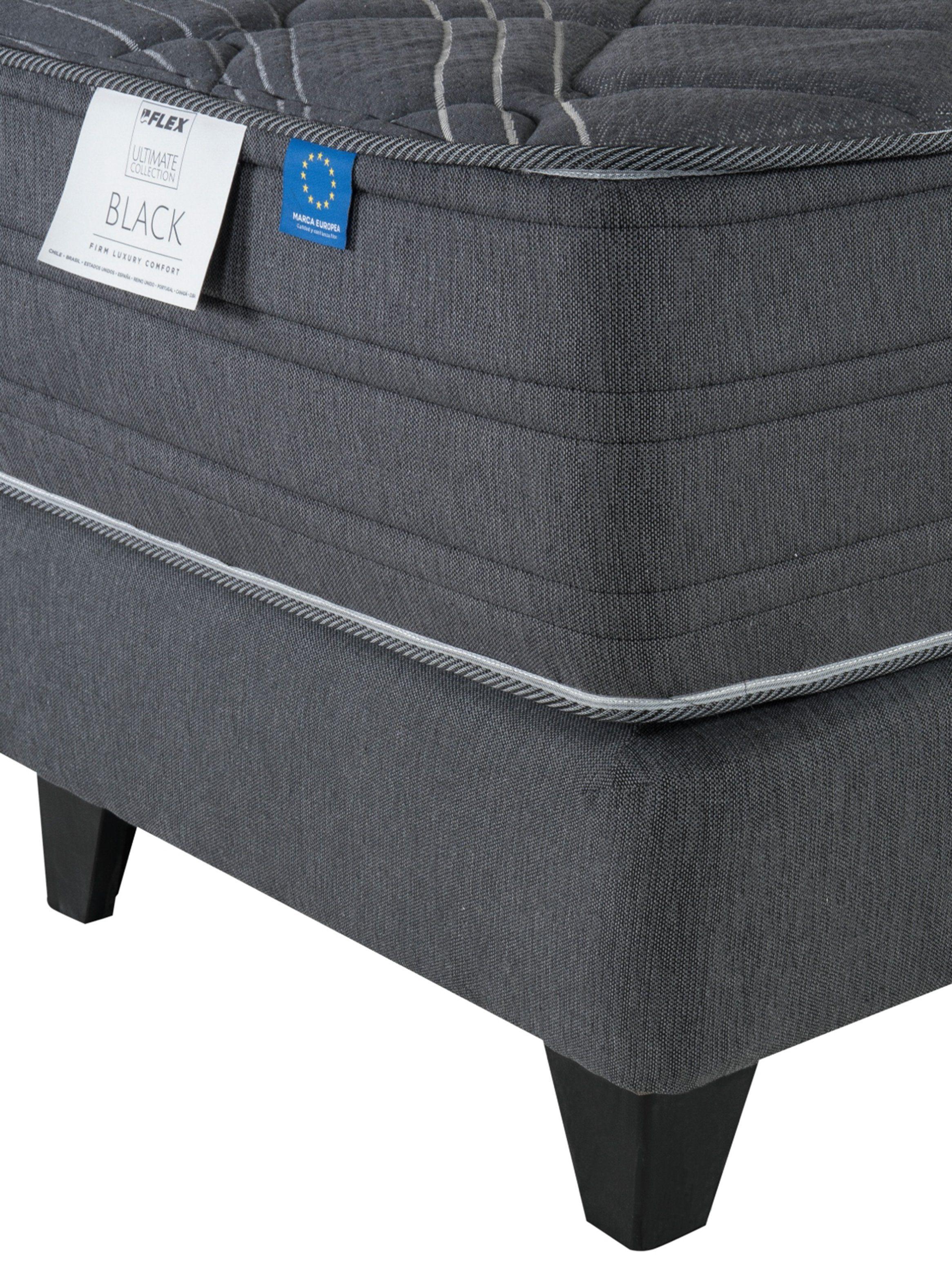 Cama Europea Premium Black King + 2 Almohadas Royal-4