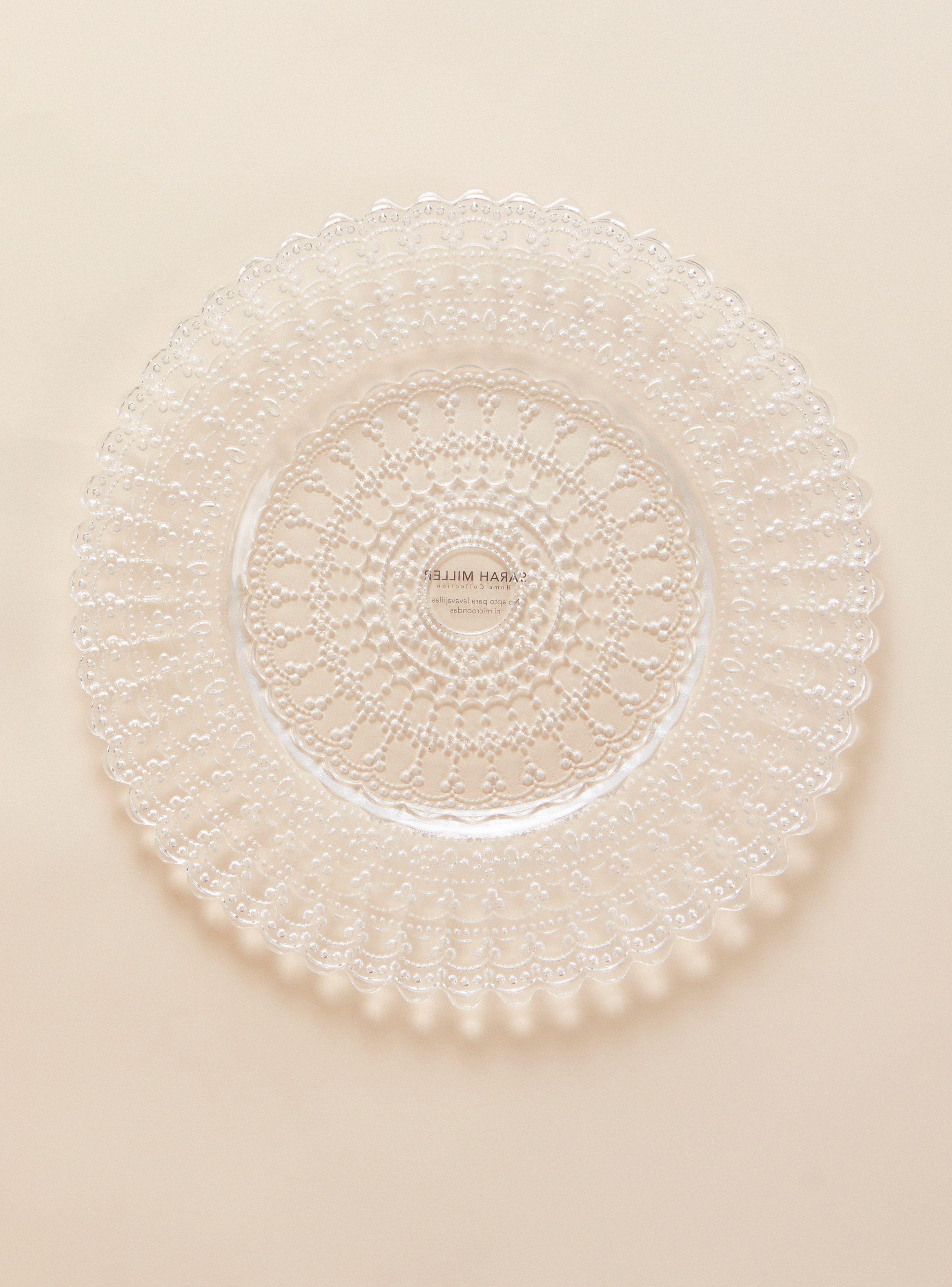 Plato Base Detalle Vidrio 33 cm-0