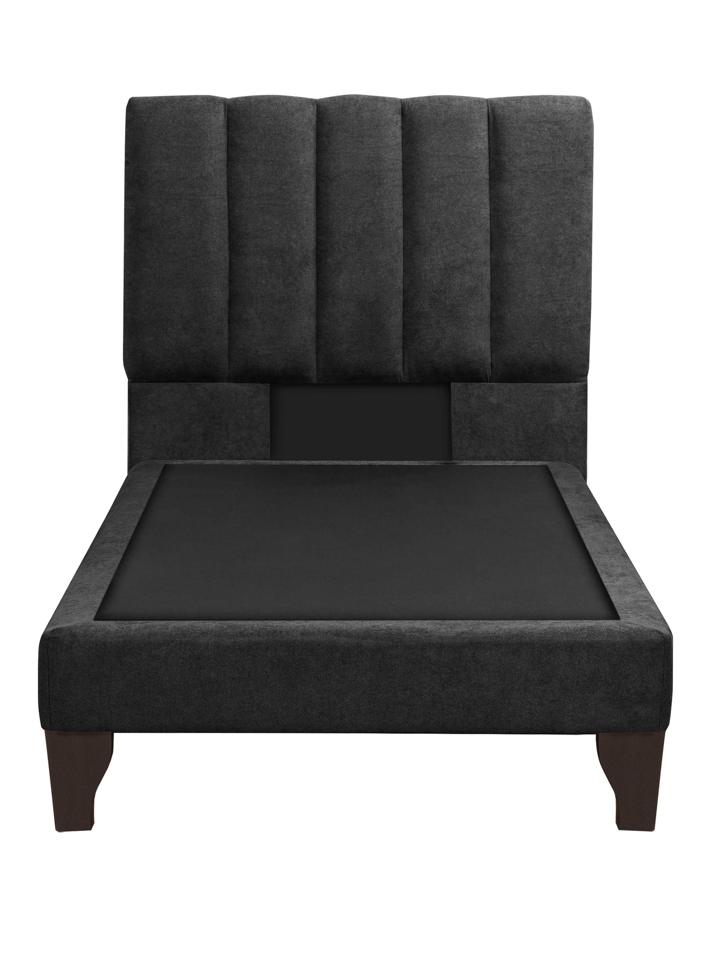 Respaldo + Base 1.5 Plazas Monza Negro-2