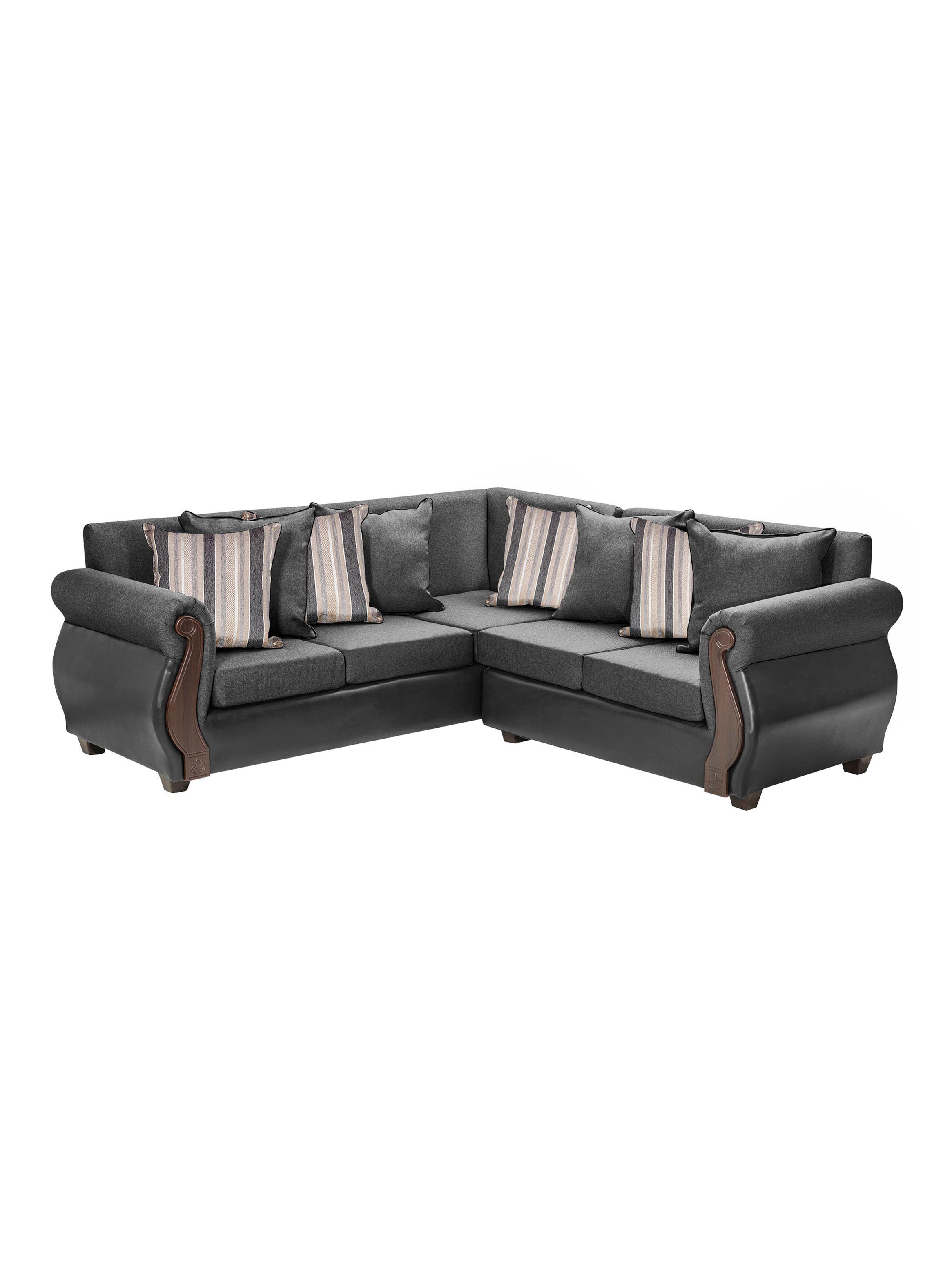 Seccional New Bugambilia 3.2 Tela-PU Gris Oscuro-0