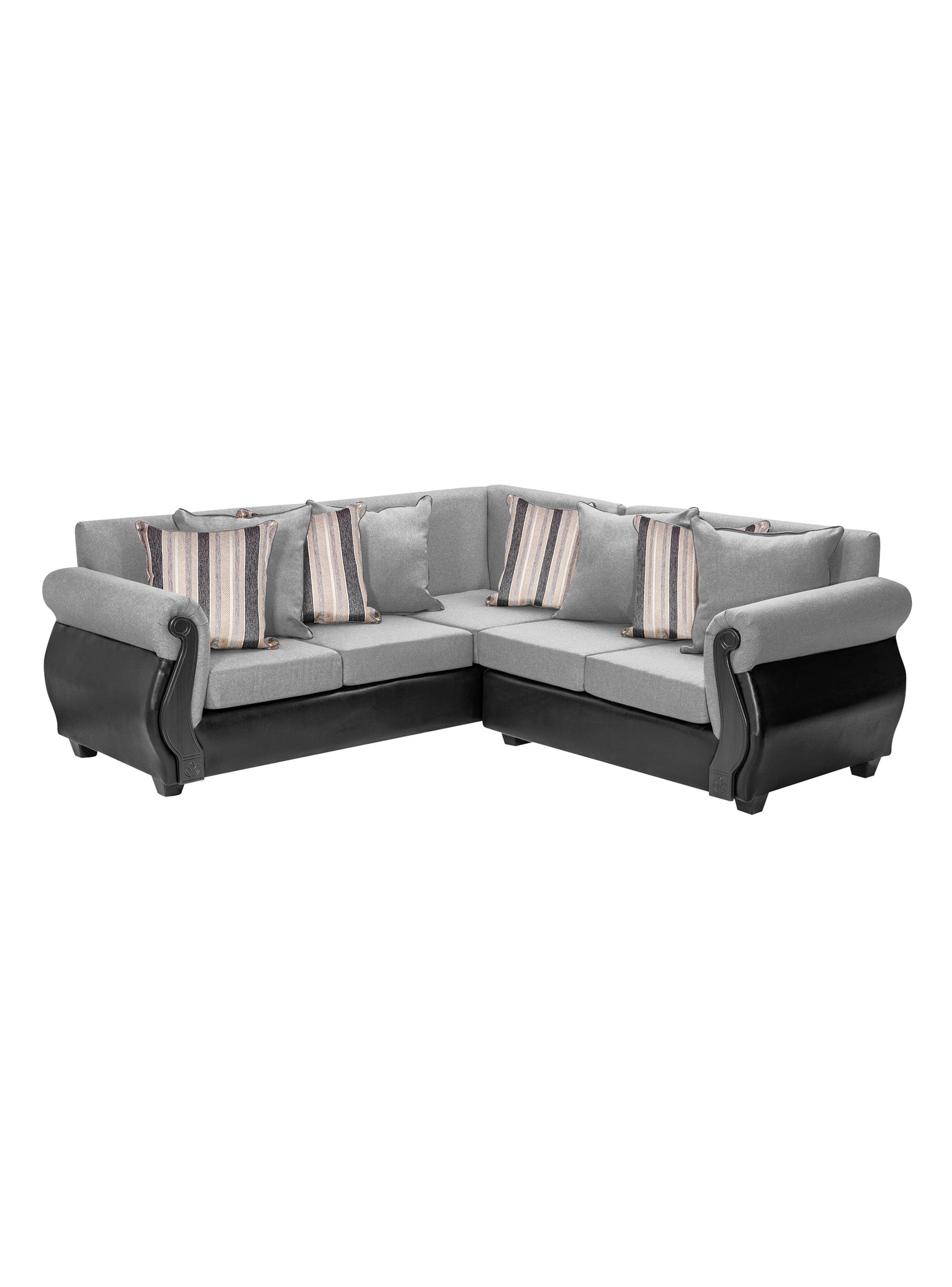 Seccional New Bugambilia 3.2 Tela-PU Gris Oscuro-0