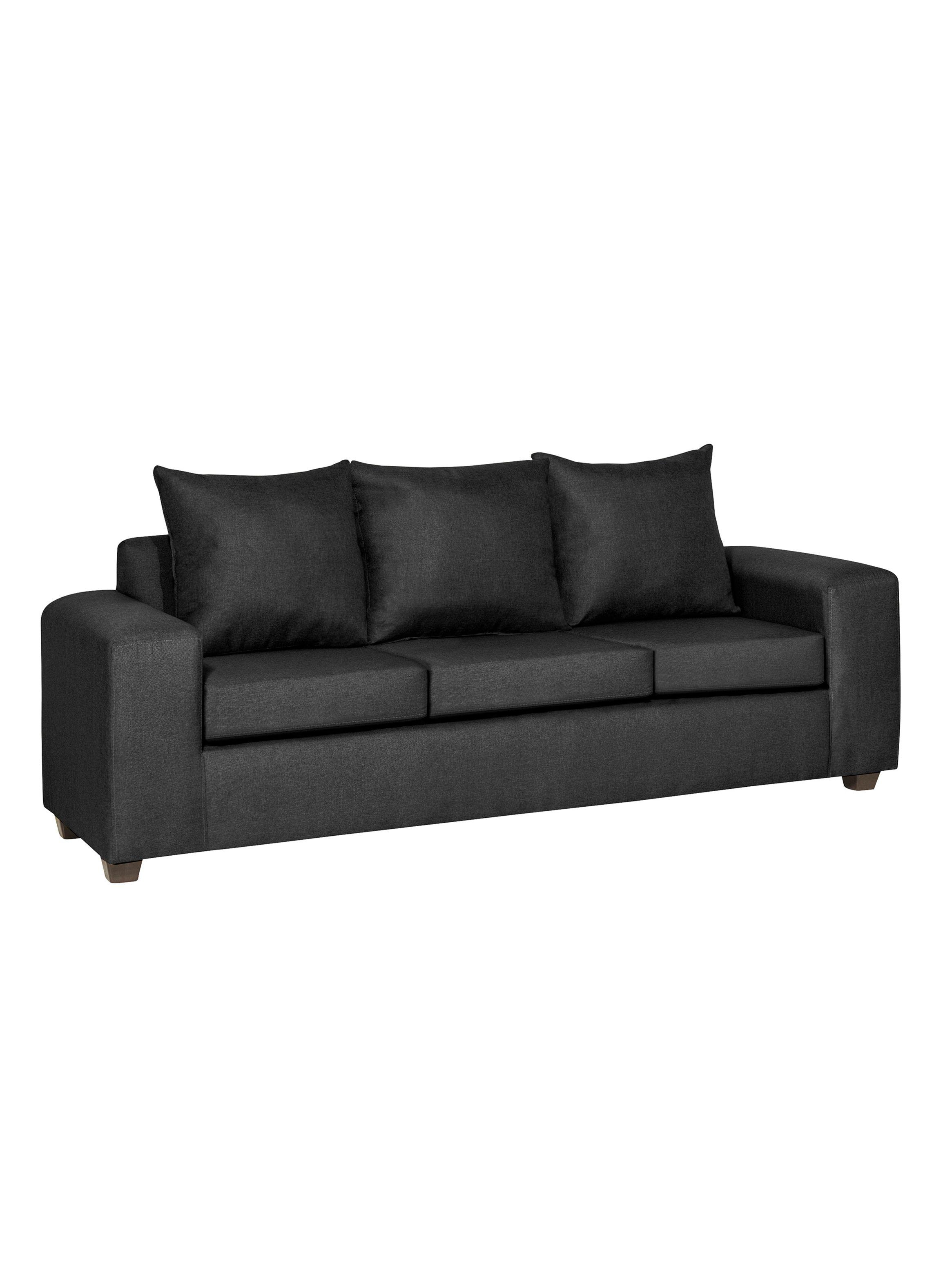 Sofá Kahlo Tela Negro 3C-2