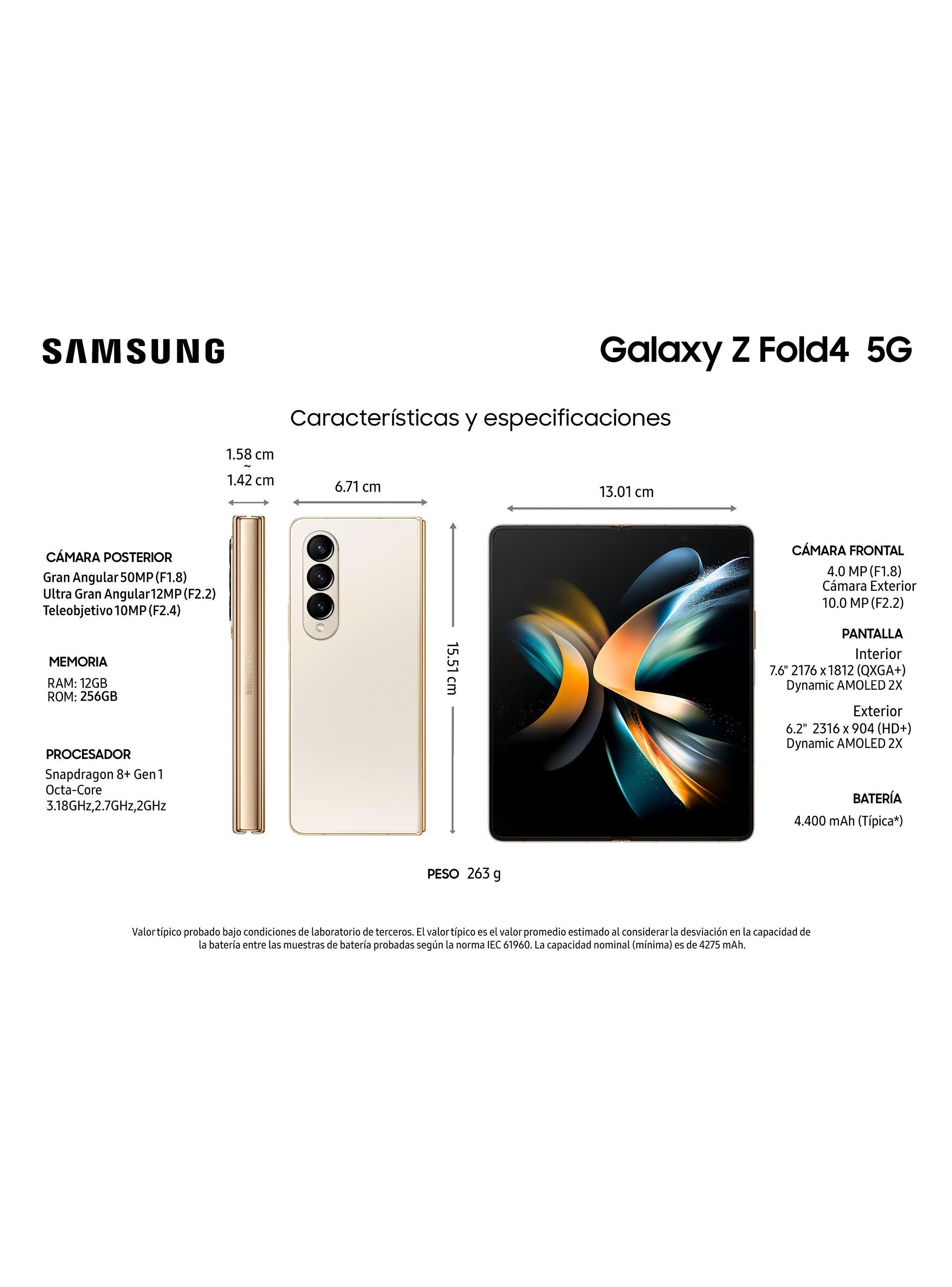 Smartphone Galaxy Z Fold4 256GB Beige Liberado-1