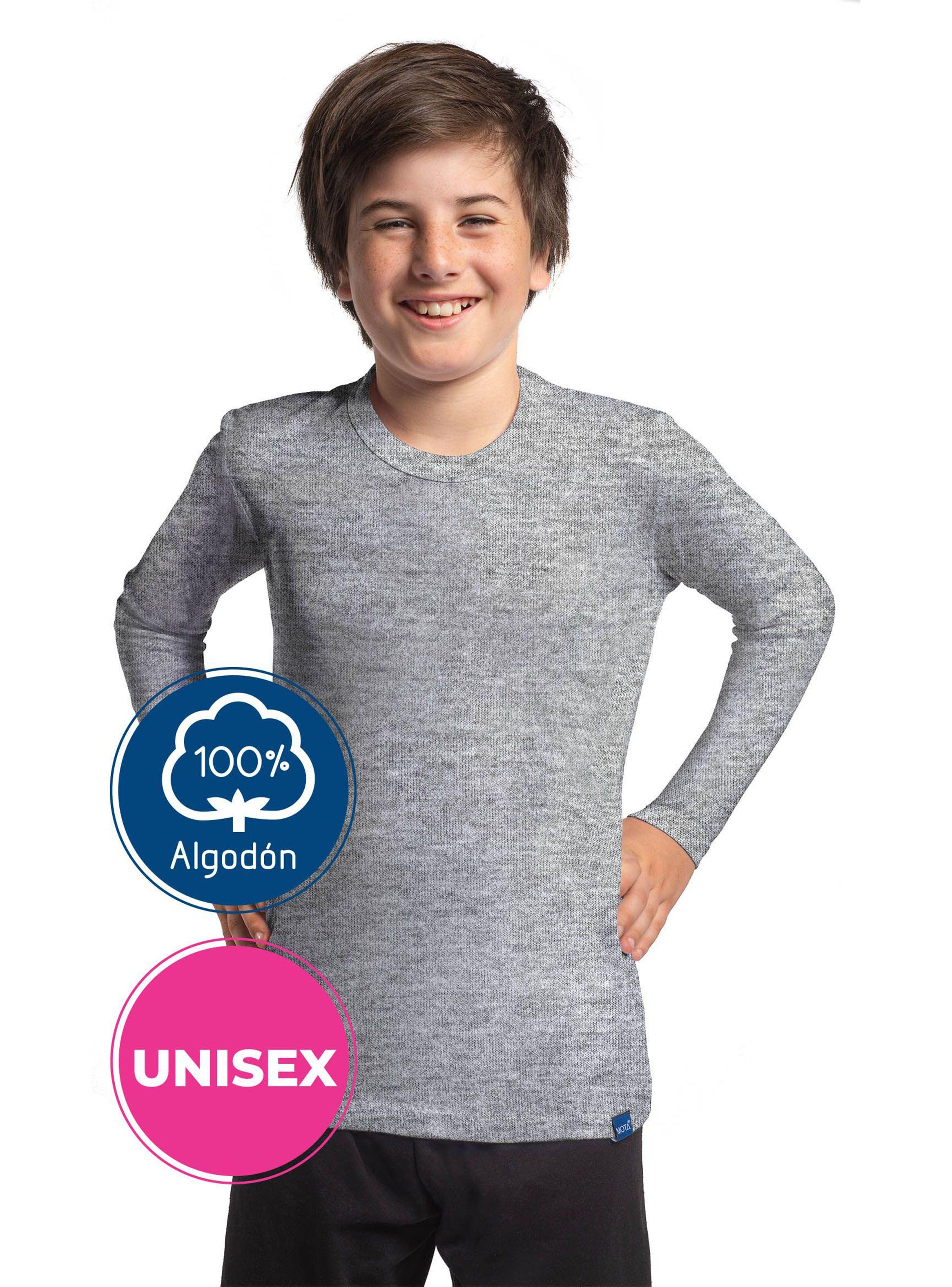 Camiseta Mota Manga Larga Lisa Unisex Mota-0