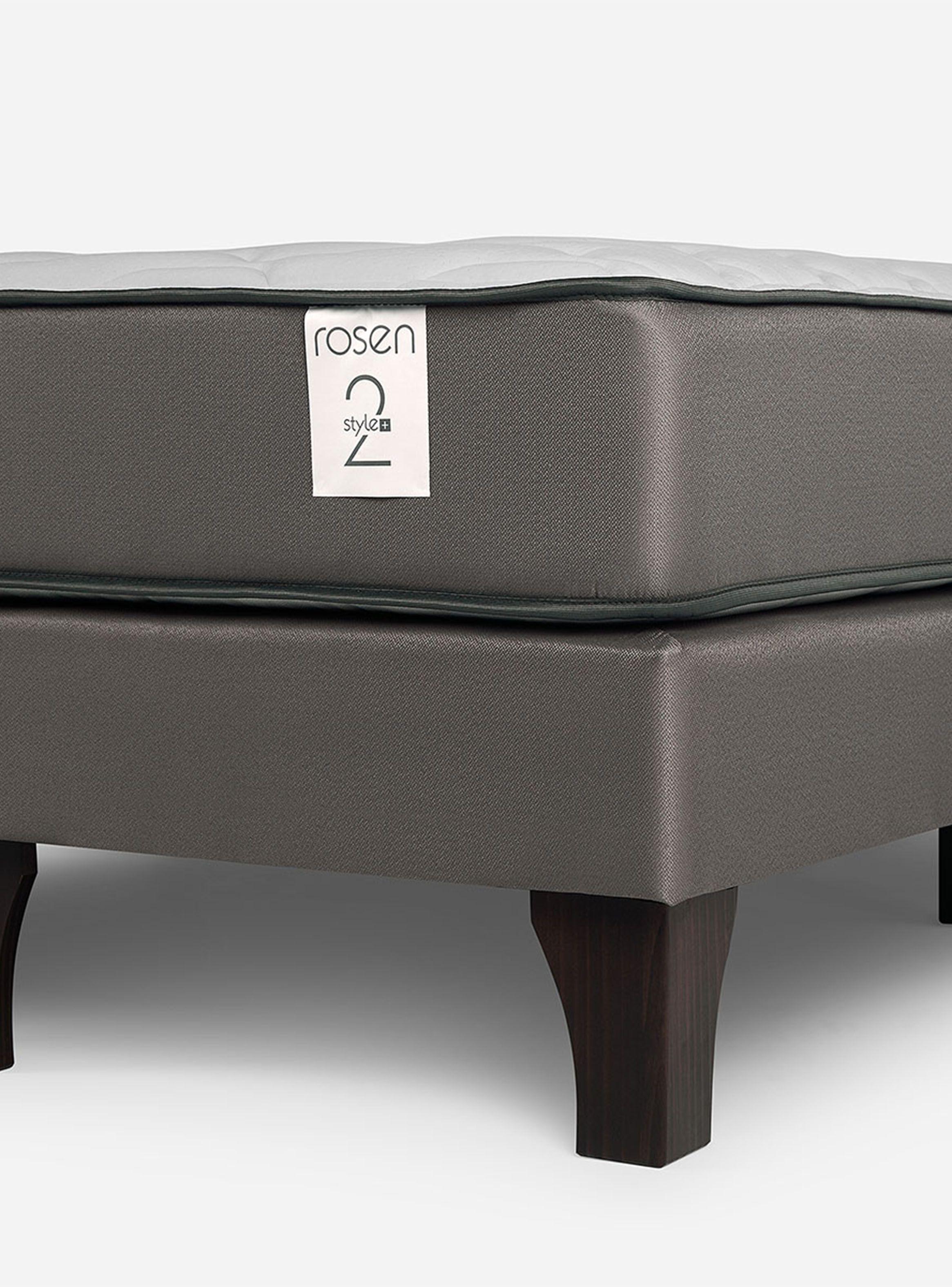 Cama Europea New Style 2 Plus 2 Plazas Base Dividida + Respaldo Ferrara-3